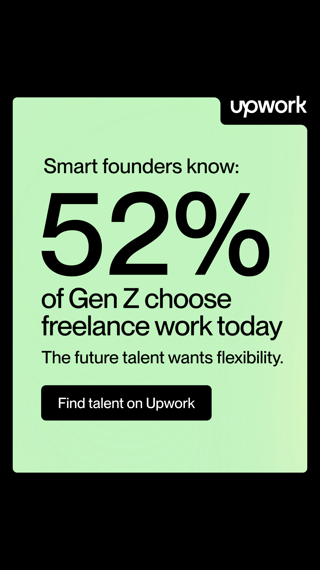 Upwork Facebook ad