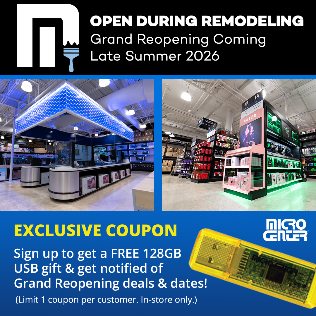 Micro Center Facebook ad