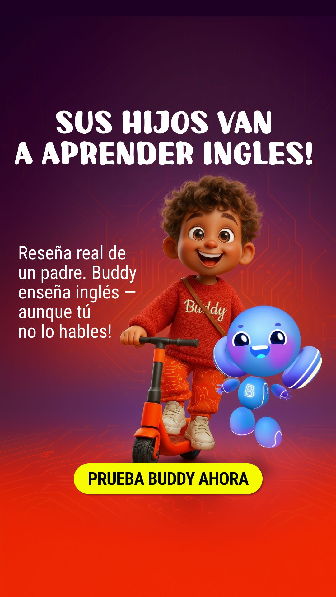 Buddy.ai: Inglés para niños Facebook ad