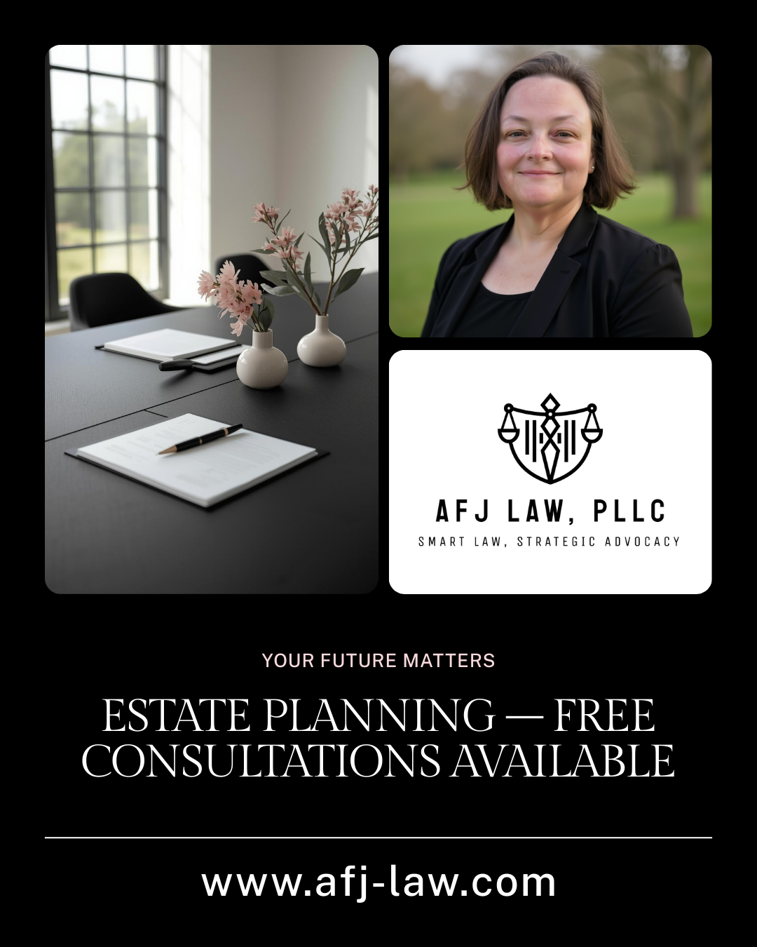 AFJ Law, PLLC Facebook ad: AFJ LAW, LLC