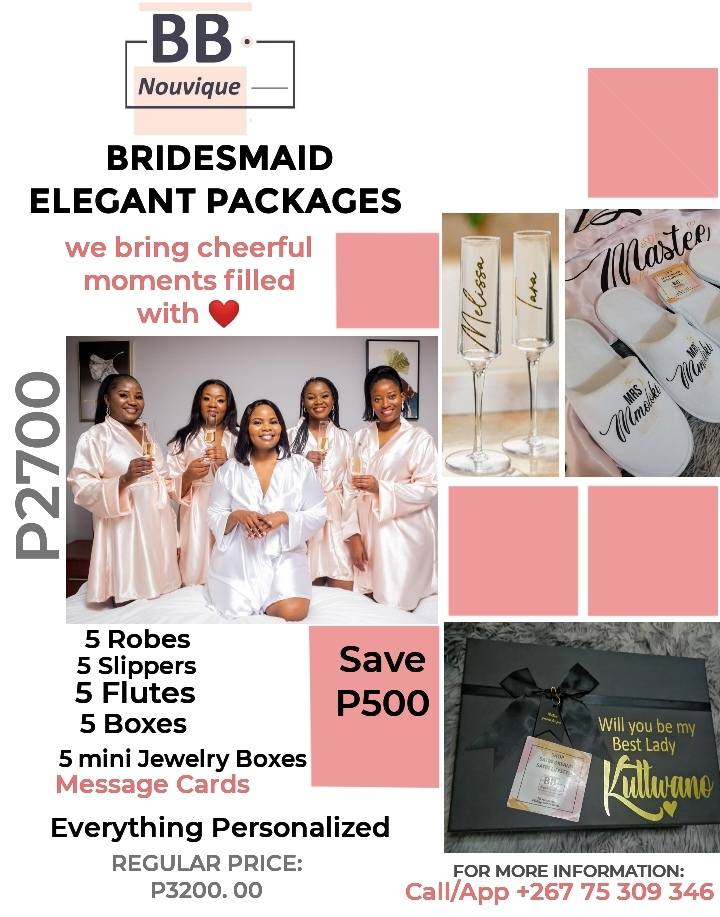 BB Nouvique Facebook ad: Your bridal squad deserves more than a WhatsApp…