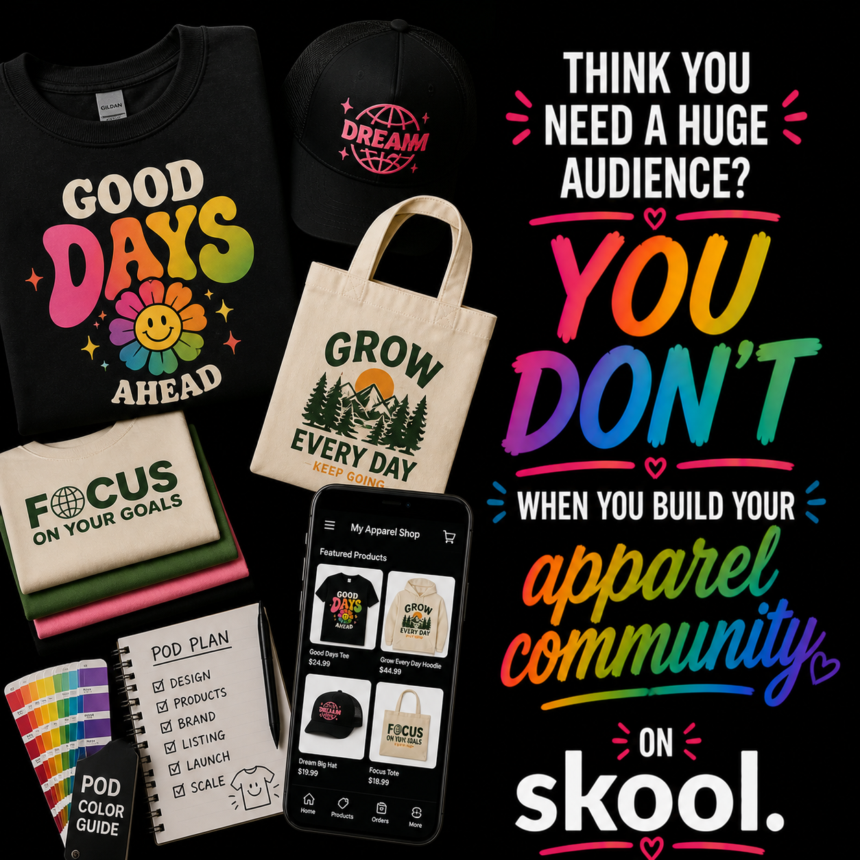 Skool Facebook ad