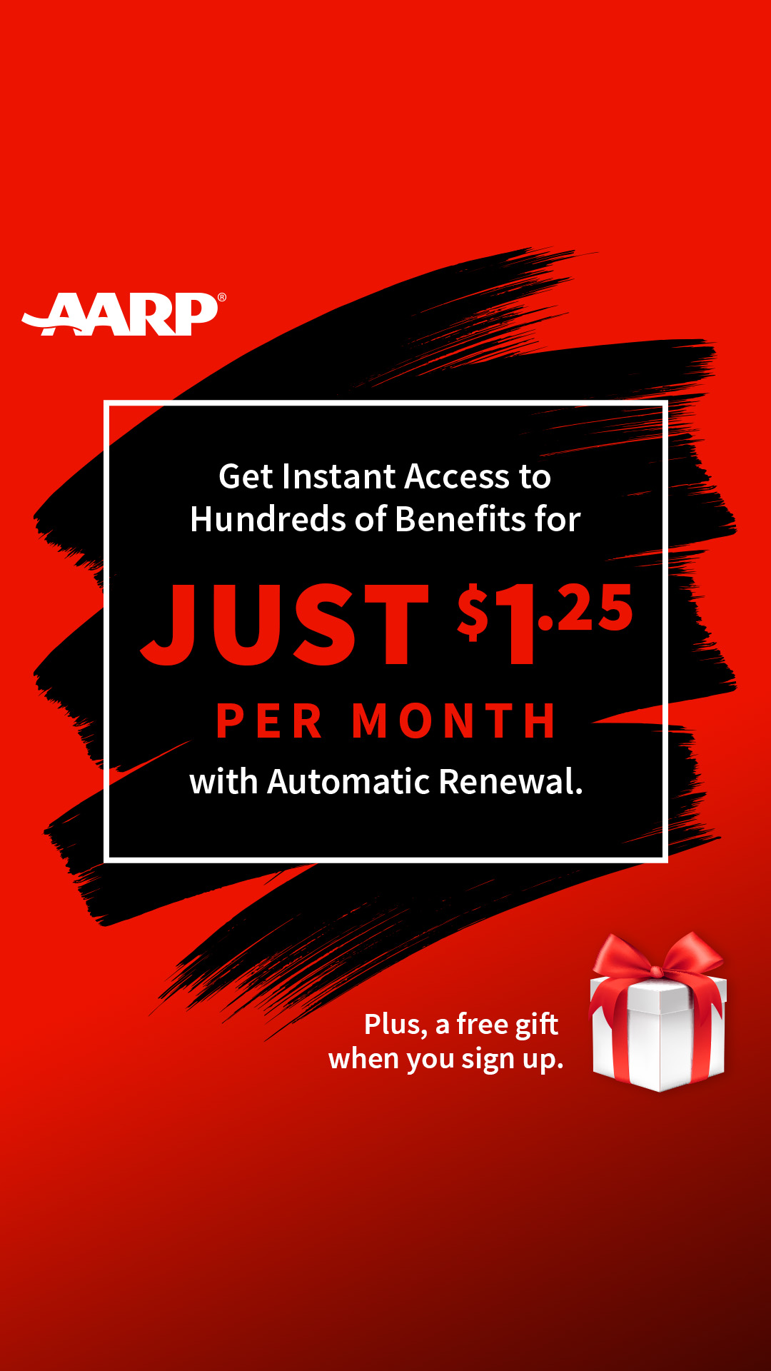 AARP Facebook ad