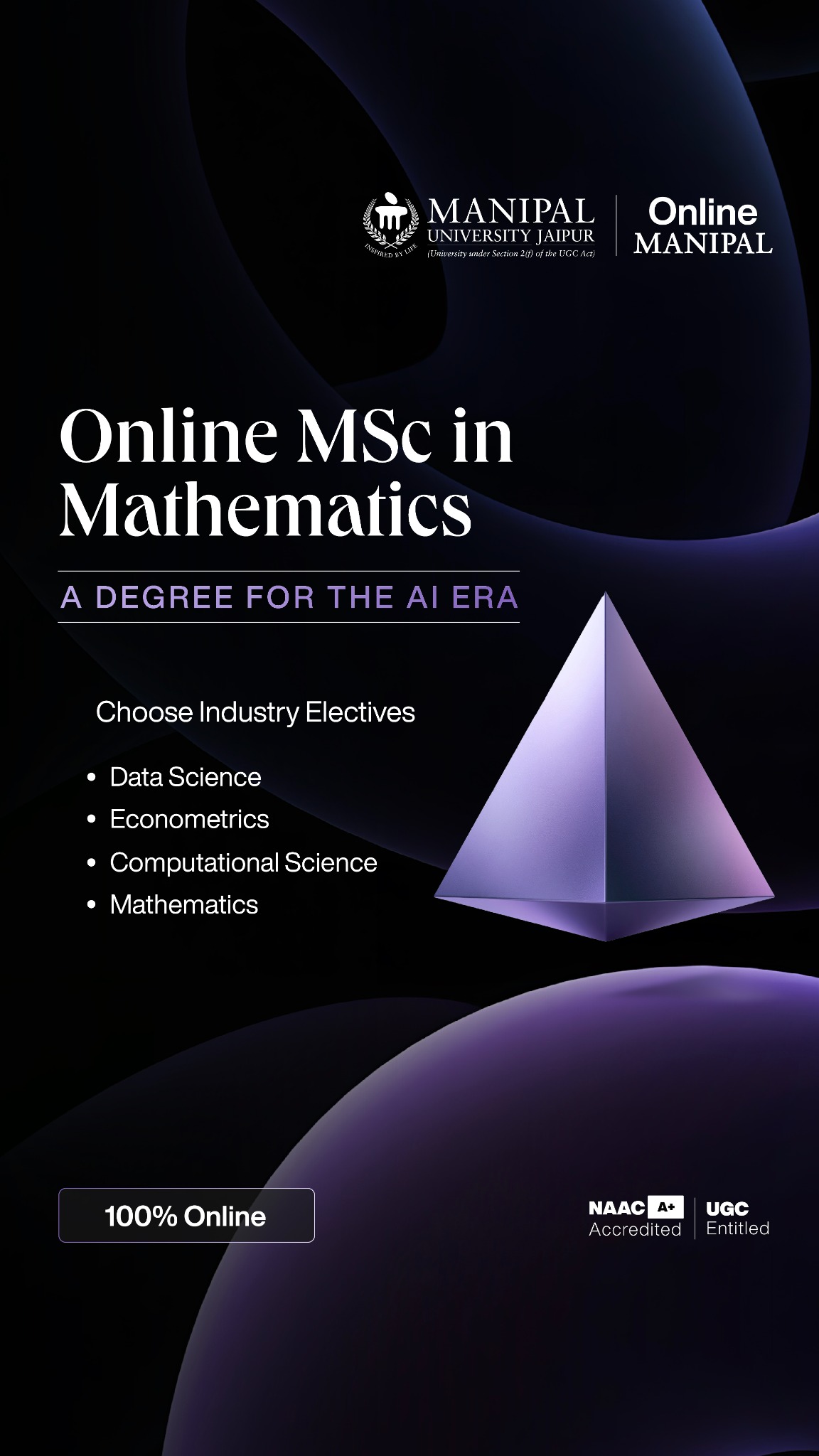 Manipal University Jaipur Online Facebook ad