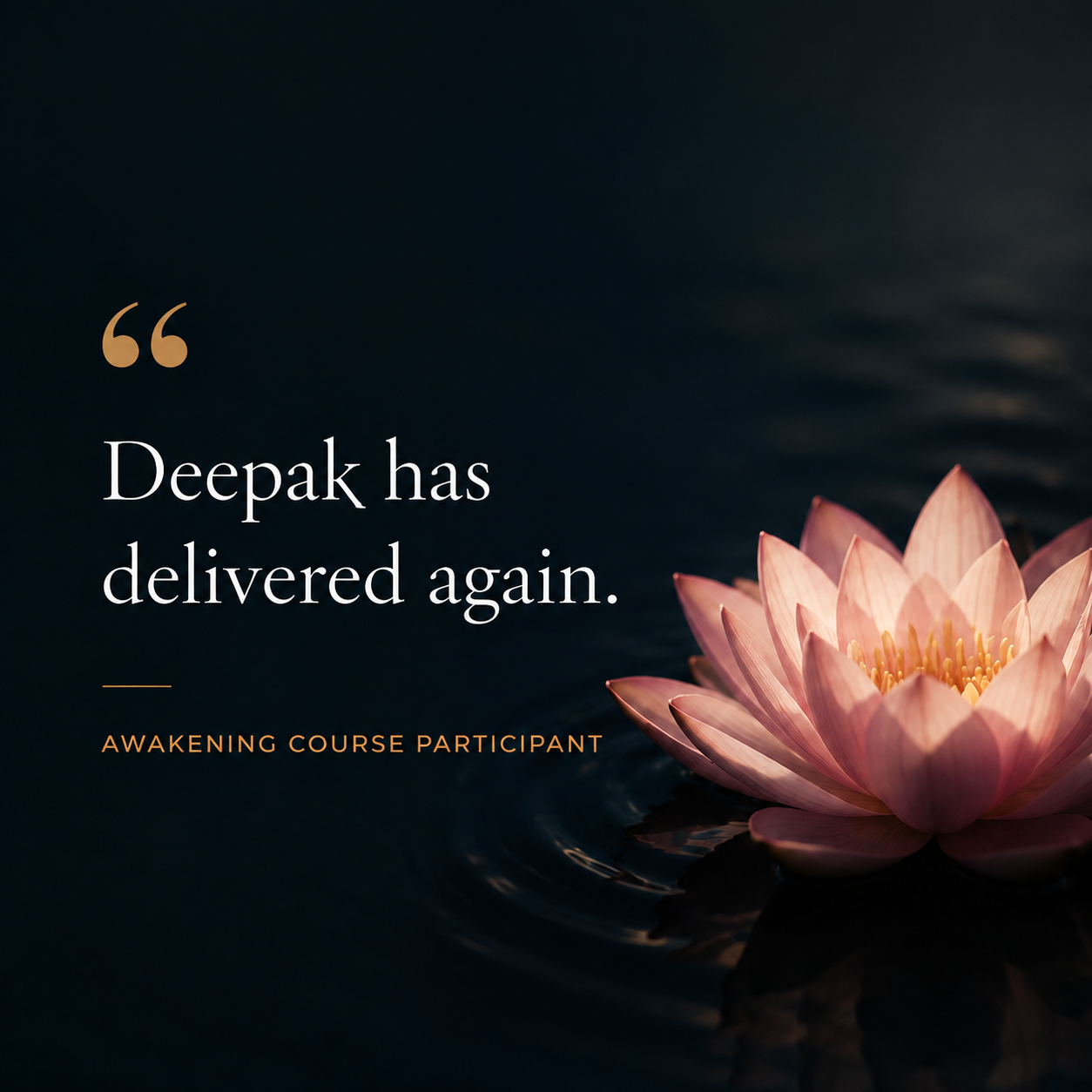 Deepak Chopra Facebook ad