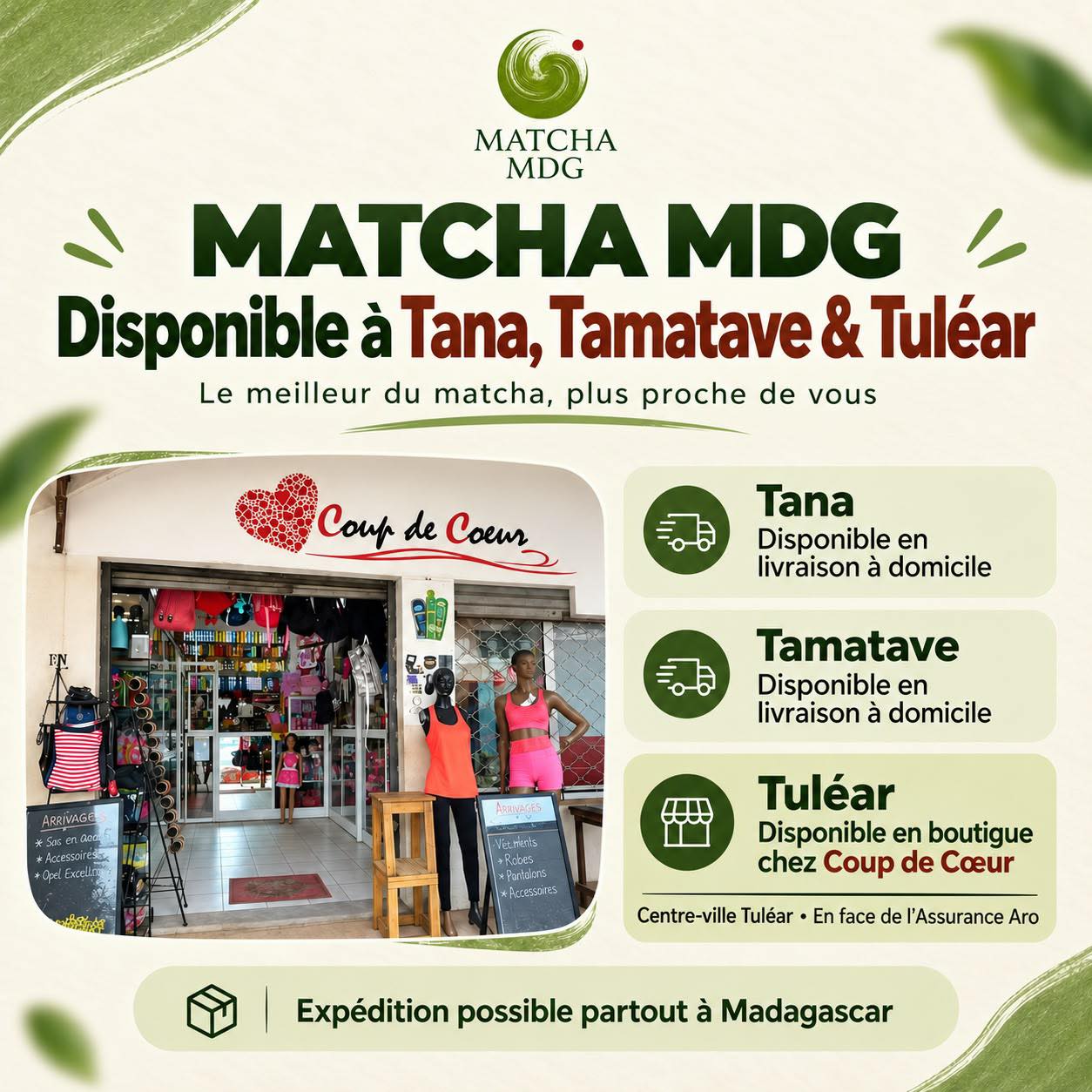 Matcha MDG Facebook ad