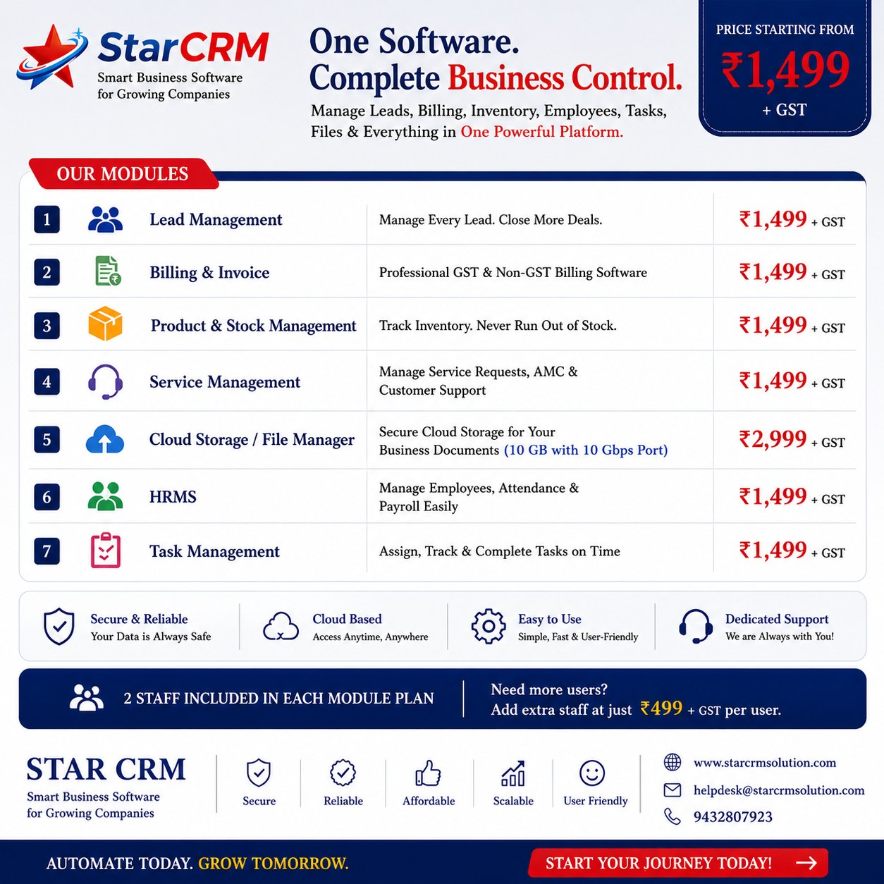 Star CRM Facebook ad