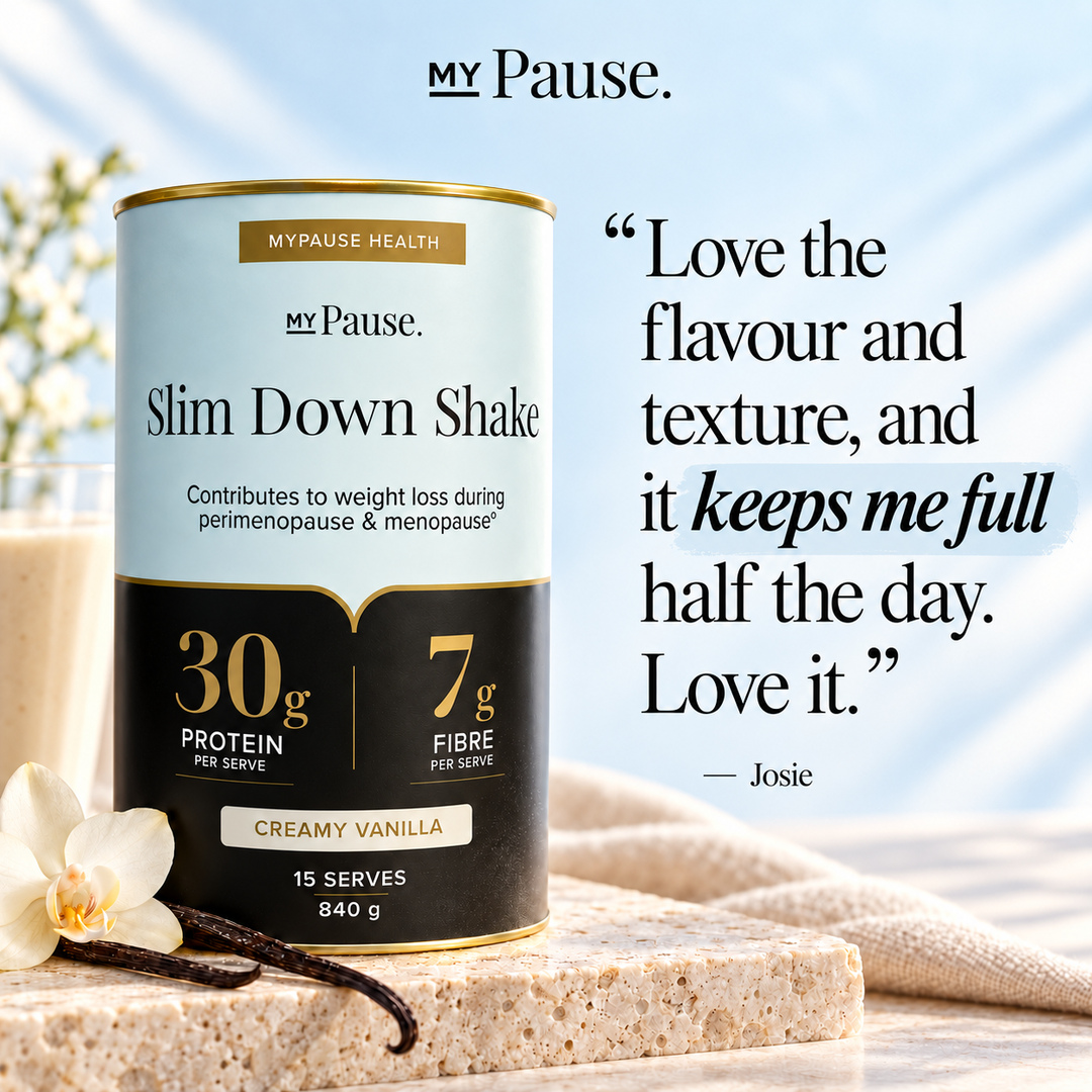 MyPause Health Facebook ad: Taste You Love. Fullness That Lasts.