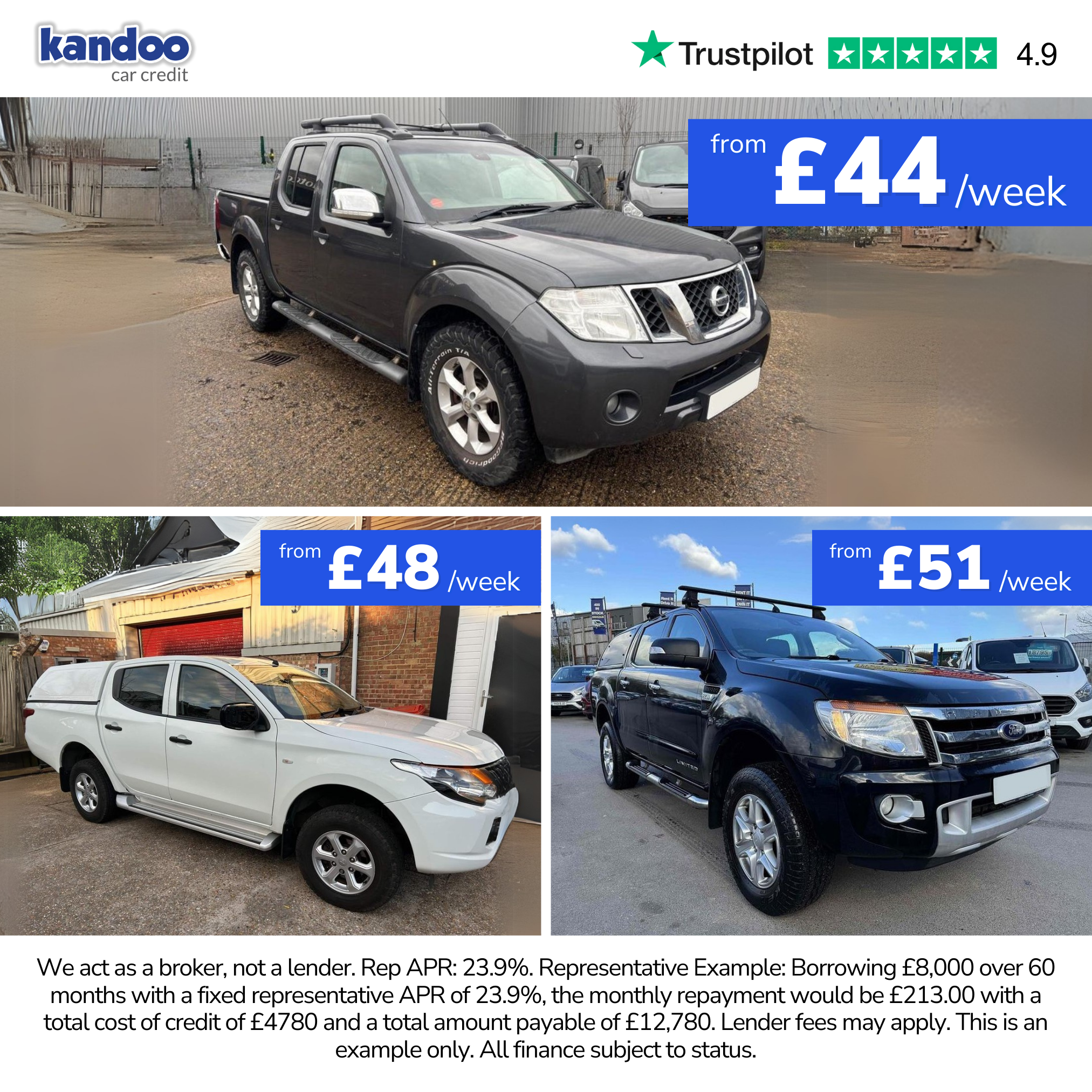 Kandoo Car Credit Facebook ad