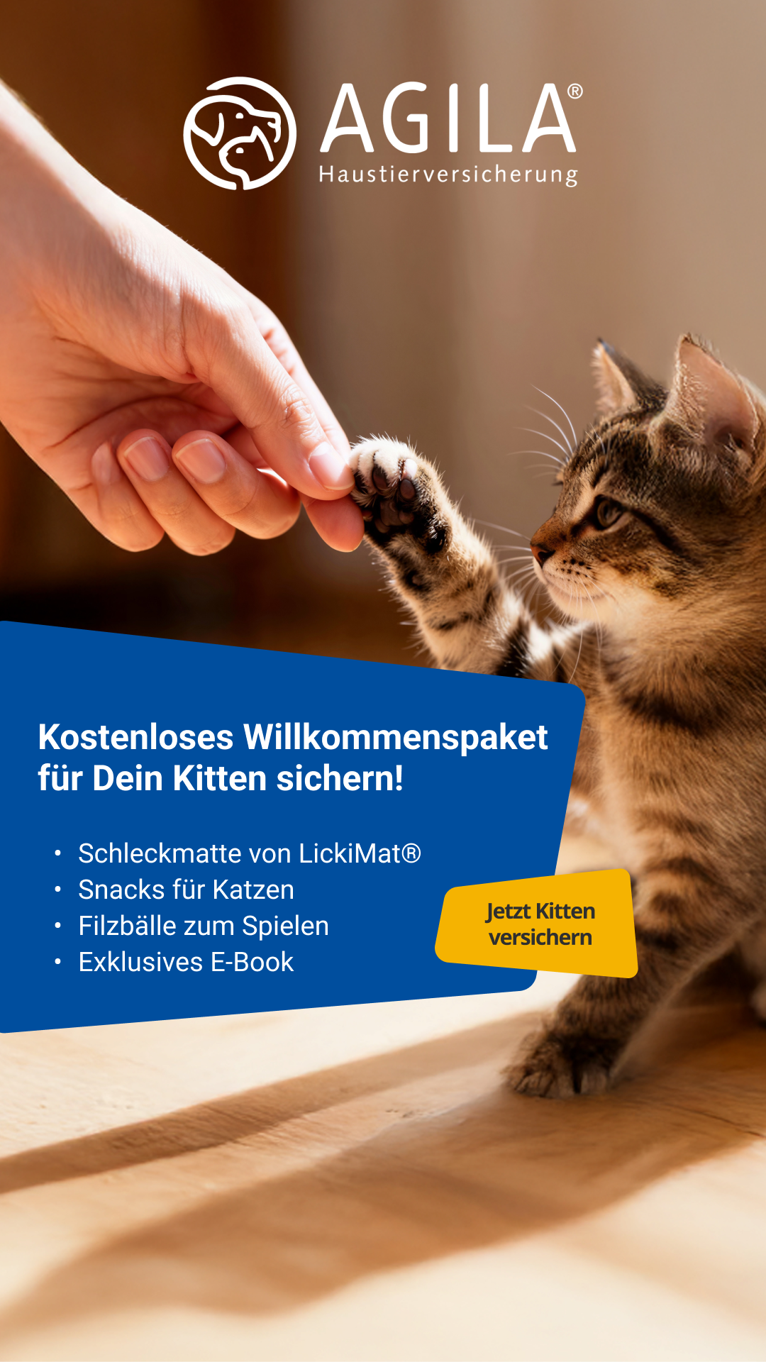 AGILA Haustierversicherung Facebook ad