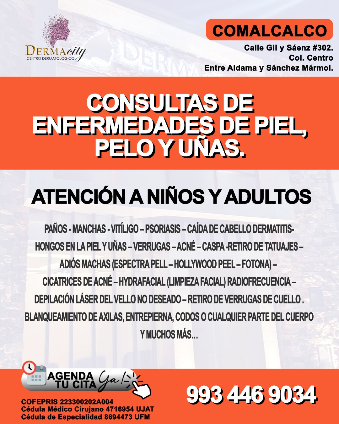 Dermatólogo Dr. Bladimir García Ascencio Facebook ad: 𝗗𝗘𝗥𝗠𝗔𝗖𝗜𝗧𝗬 - 𝗖𝗘𝗡𝗧𝗥𝗢 𝗗𝗘𝗥𝗠𝗔𝗧𝗢𝗟𝗢𝗚𝗜𝗖𝗢