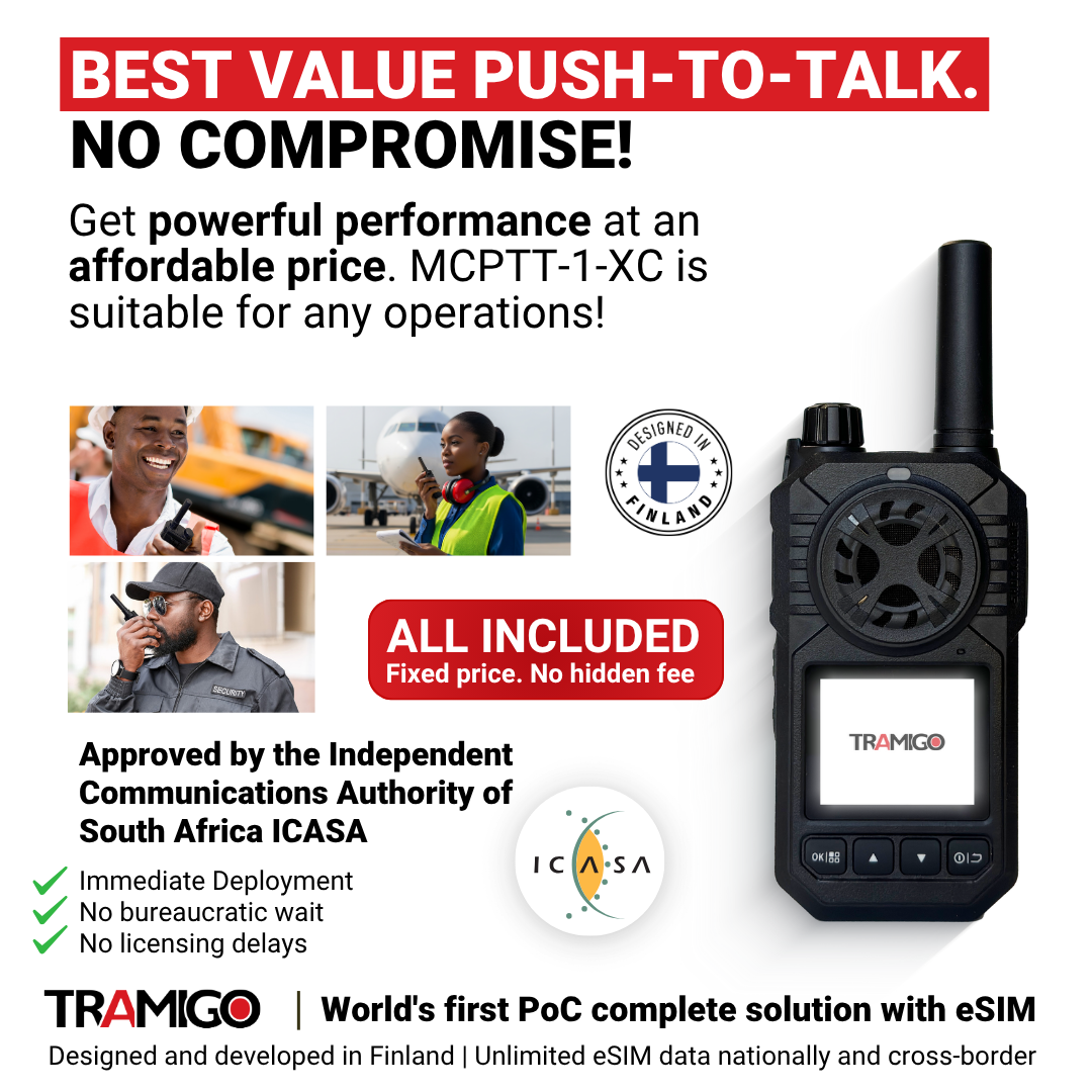 Tramigo Facebook ad: Reliable Communication. Unmatched Coverage.