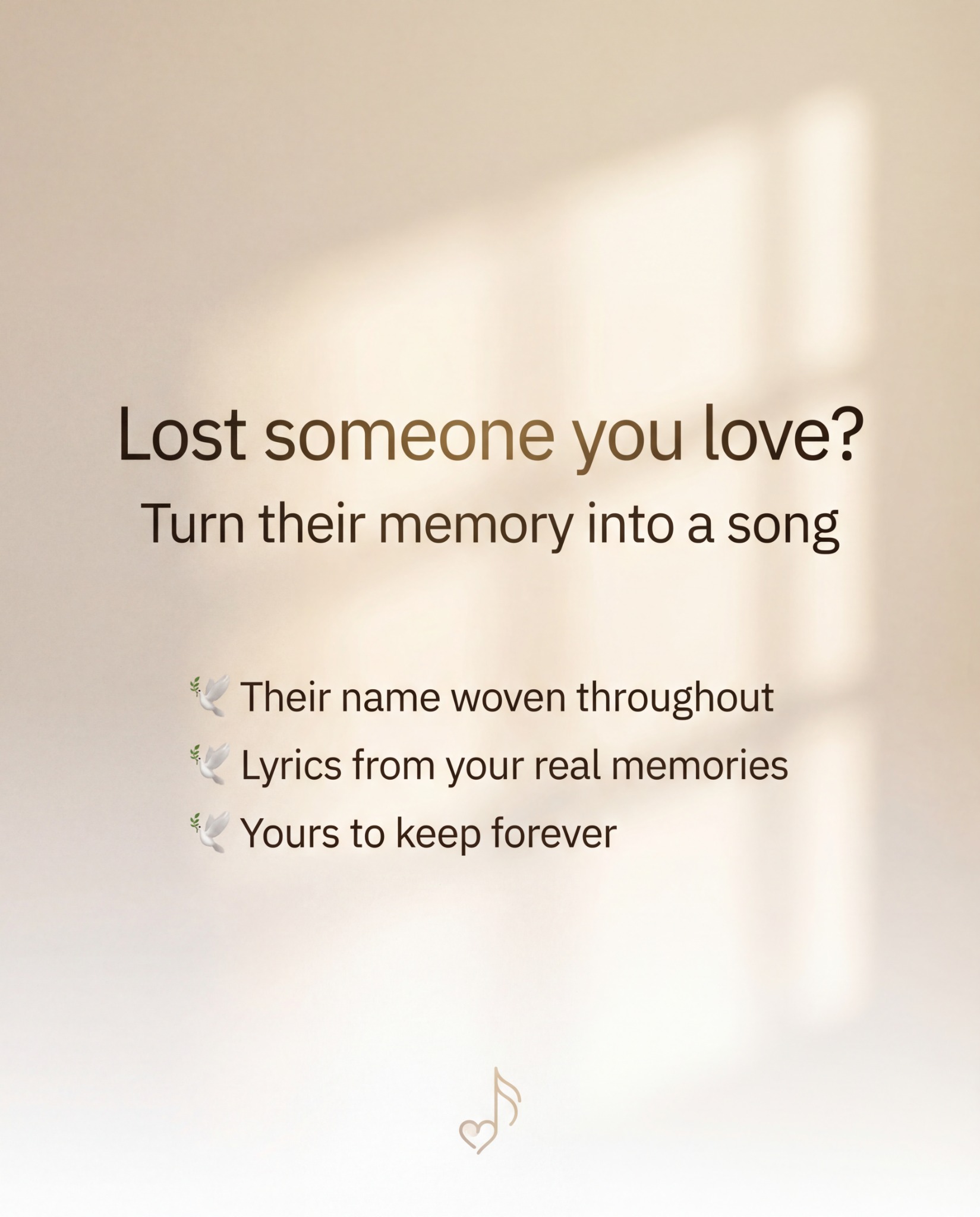 Forever Song Facebook ad
