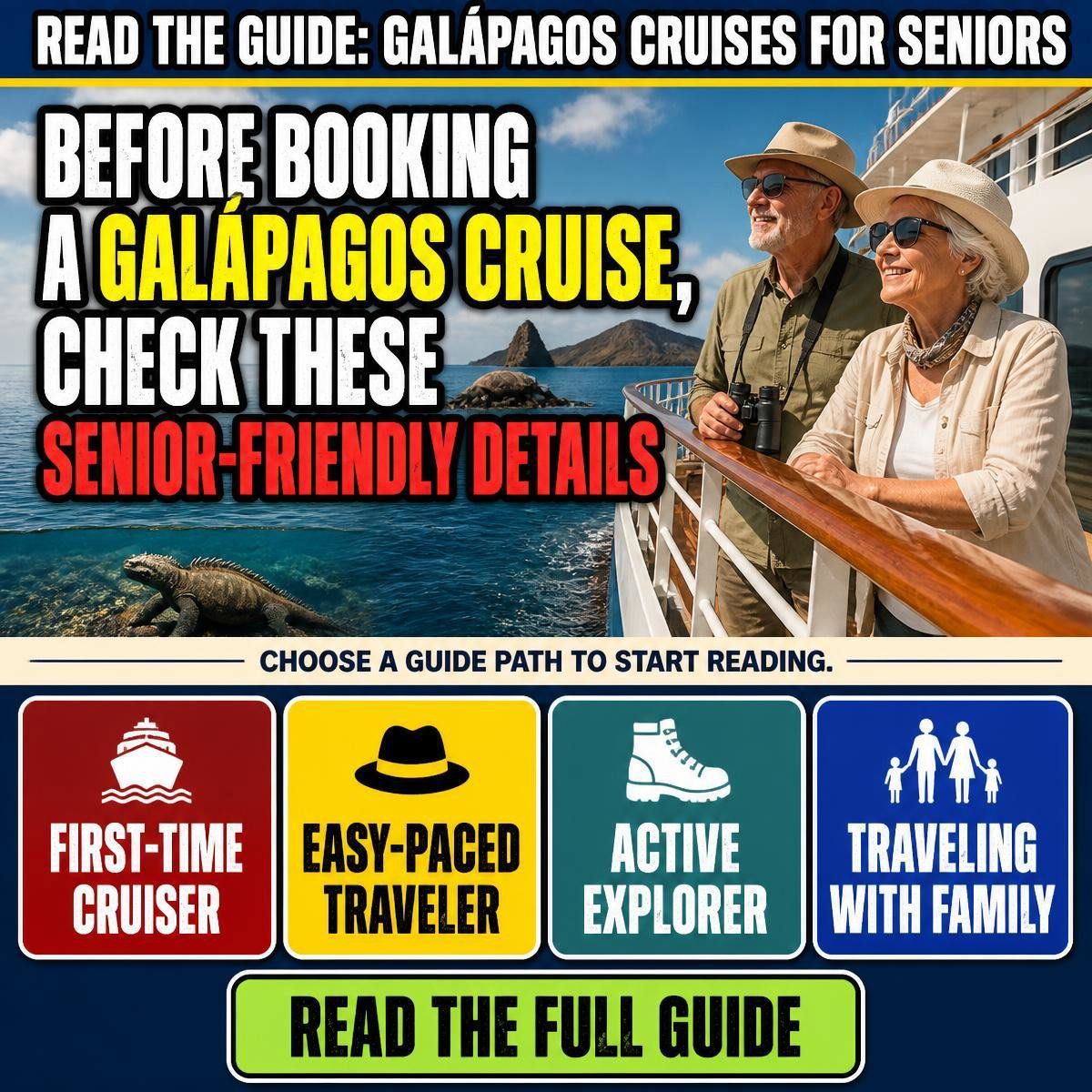 Value 1st Facebook ad: Galapagos Cruises for Seniors: What to Know