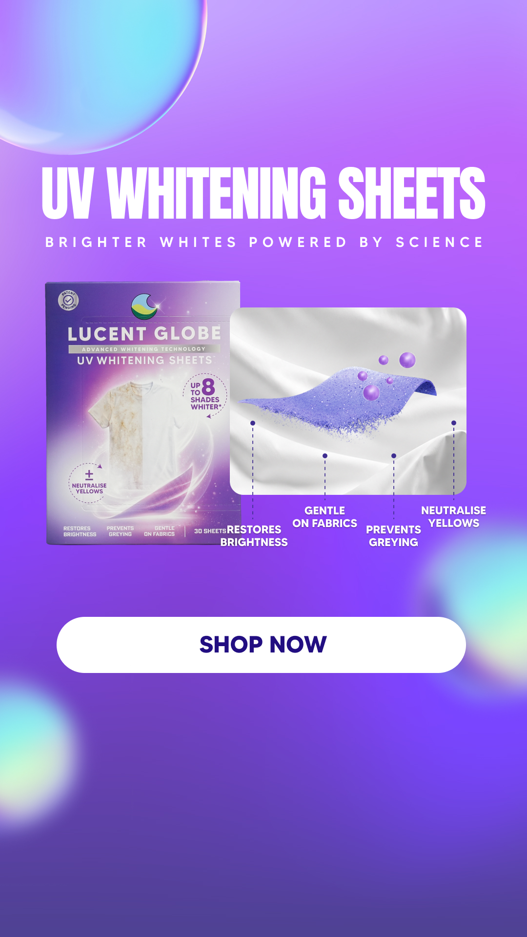 Lucent Globe Facebook ad