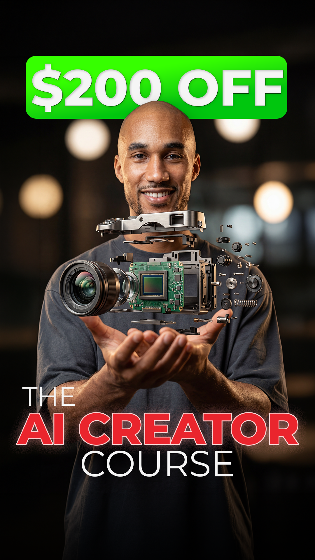 Lorien Dean Facebook ad: 68% Discount Ends Tonight AI Creator Course