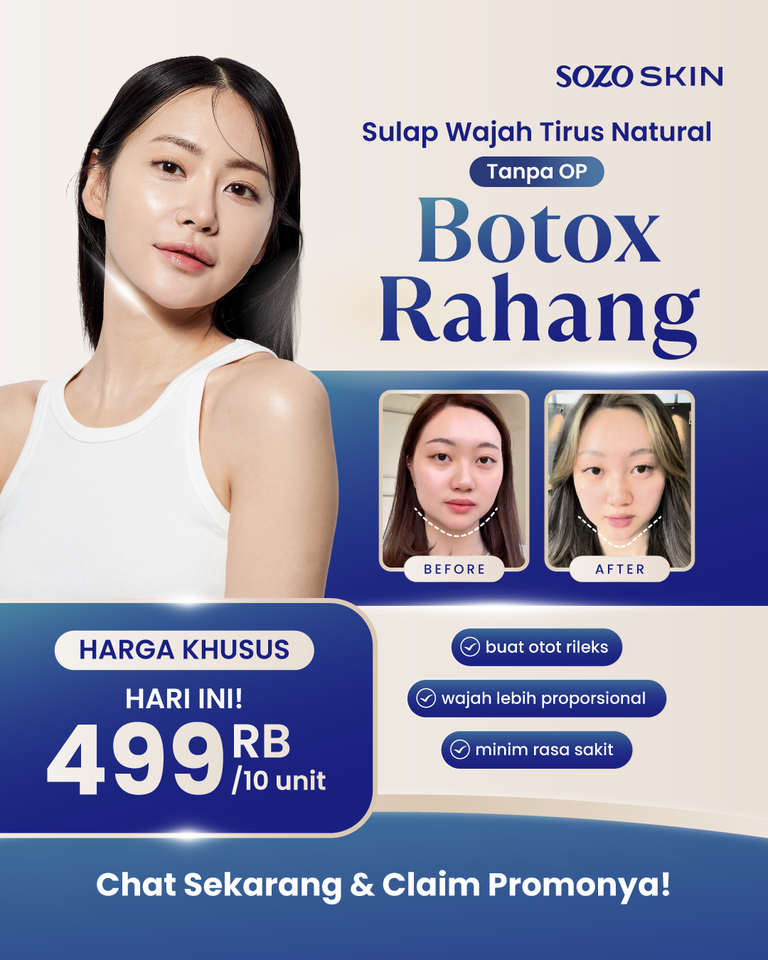 Sozo Skin Clinic Facebook ad