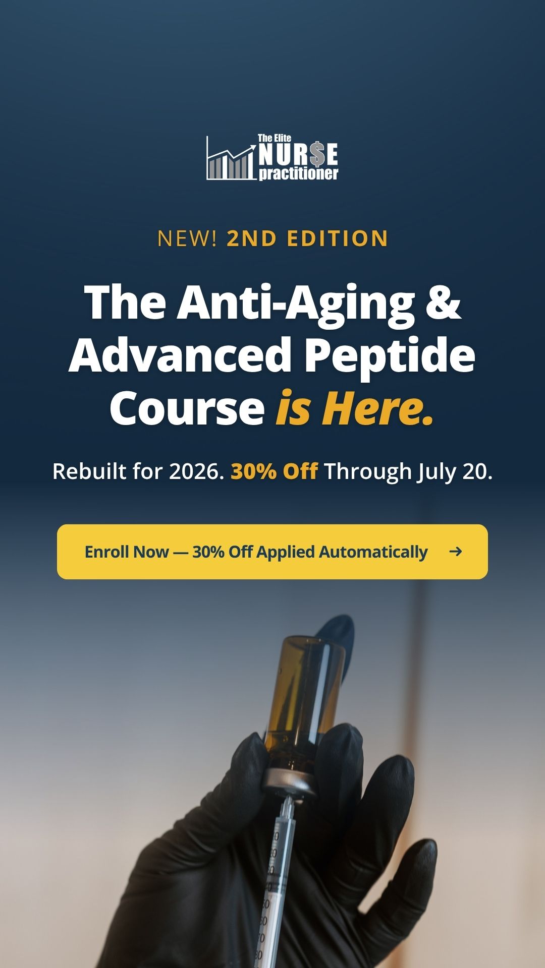 The Elite Nurse Practitioner Facebook ad