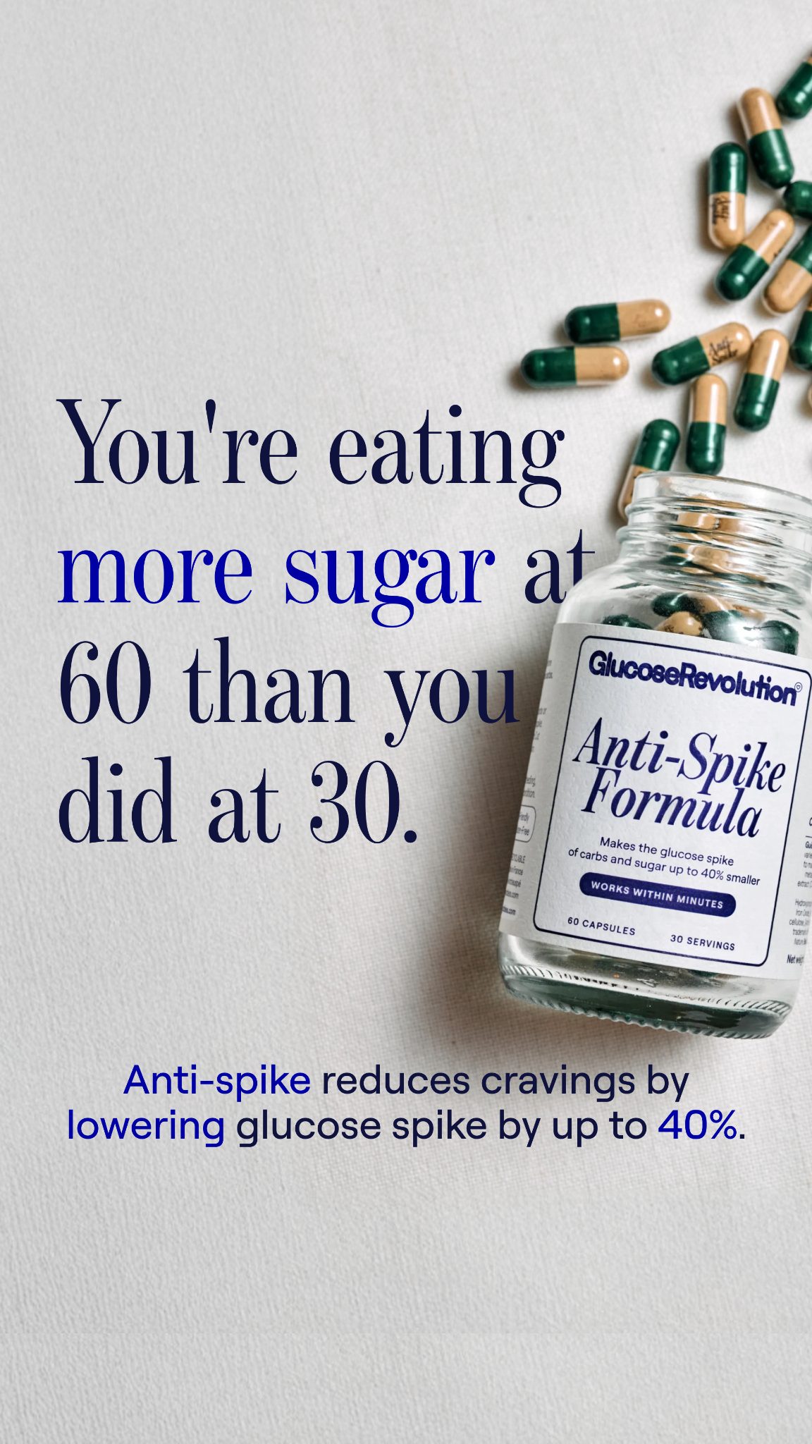 Glucose Goddess Facebook ad from Jan 22, 2026