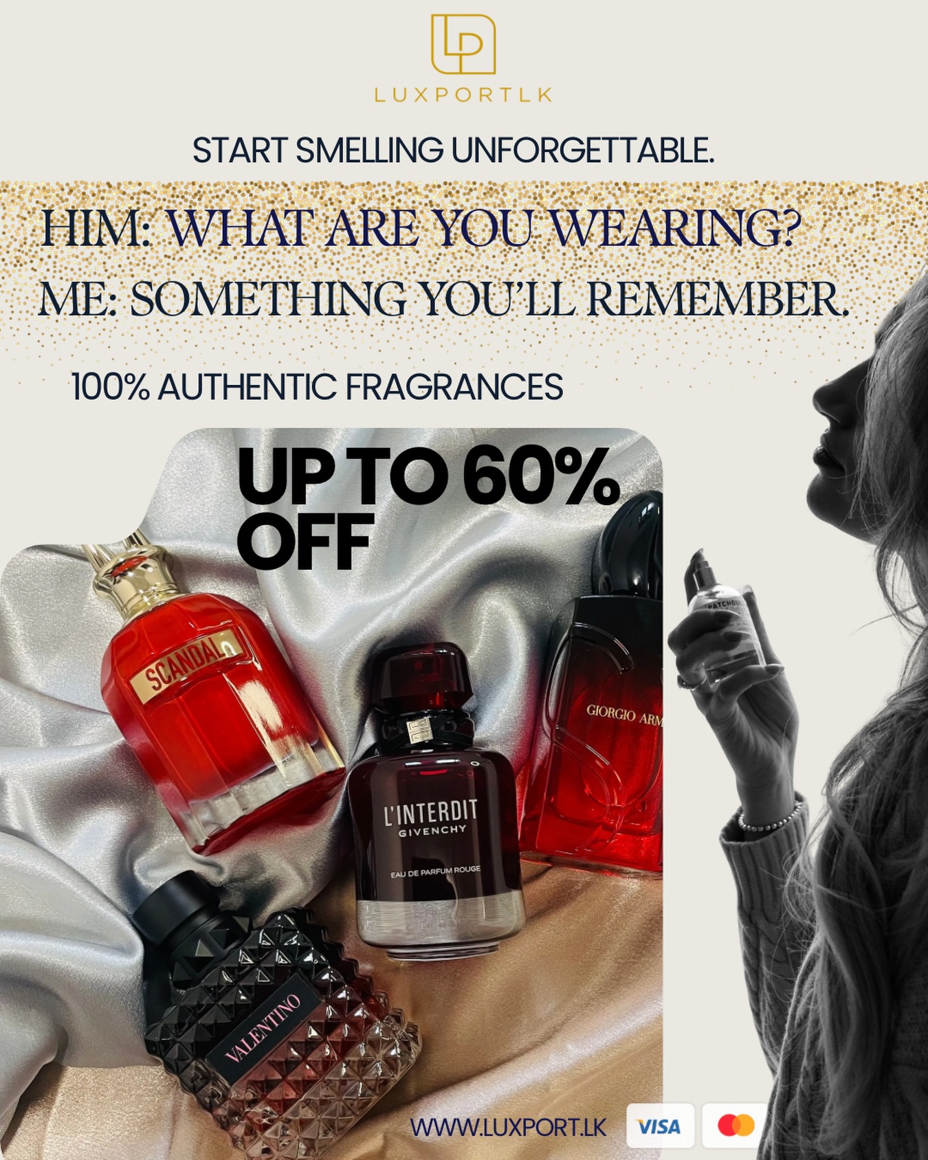 LUXPORTLK Facebook ad: LUXPORT | An Affordable Avenue to Authentic Luxury