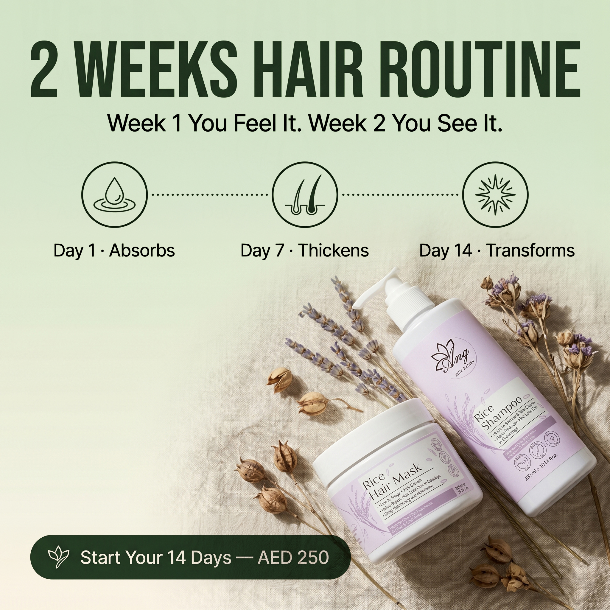 AngWecare Facebook ad: Rice Ritual Bundle