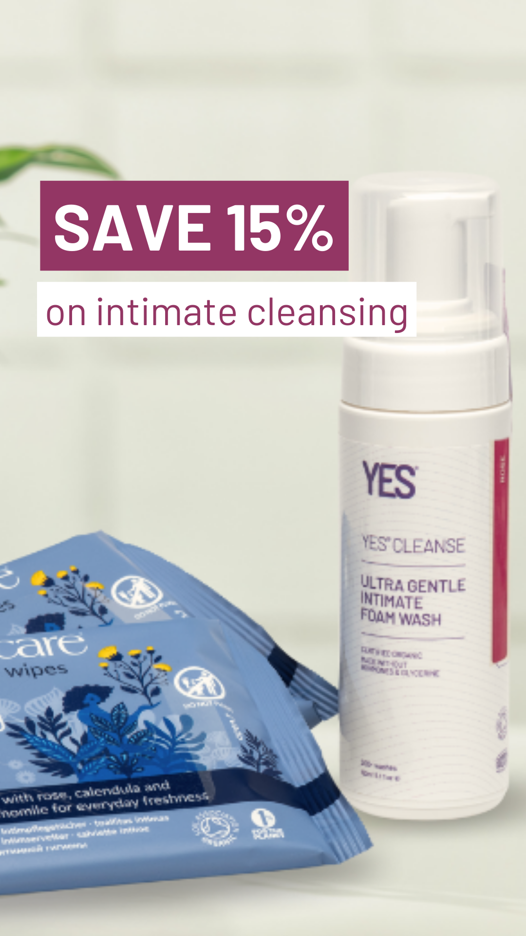 YES - The Organic Intimacy Company Facebook ad