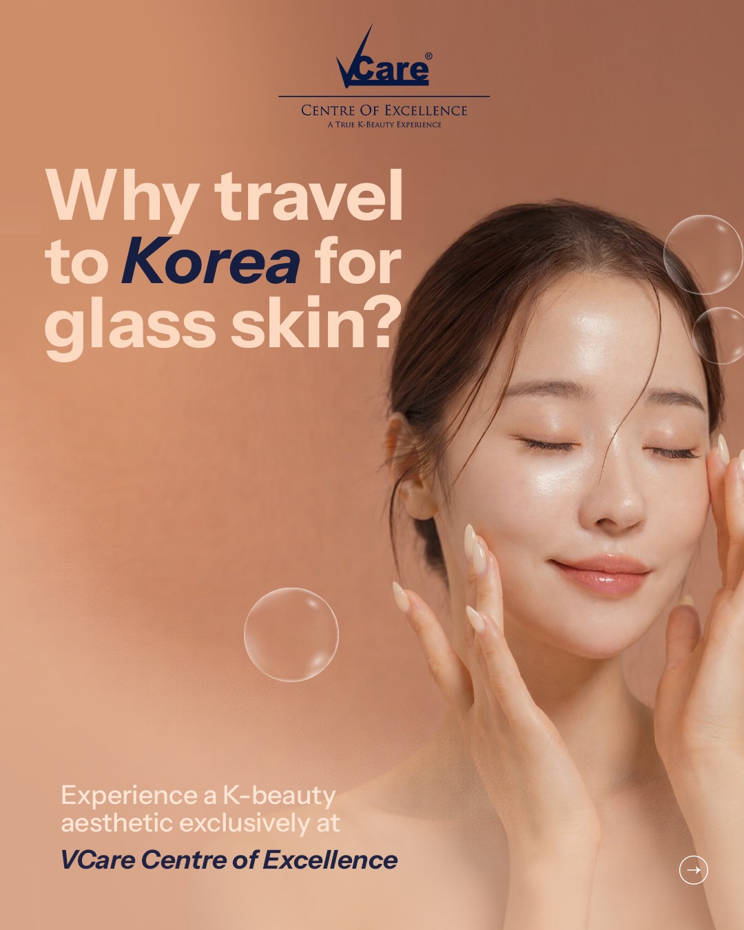 Vcare Centre of Excellence Facebook ad: What people once travelled continents for