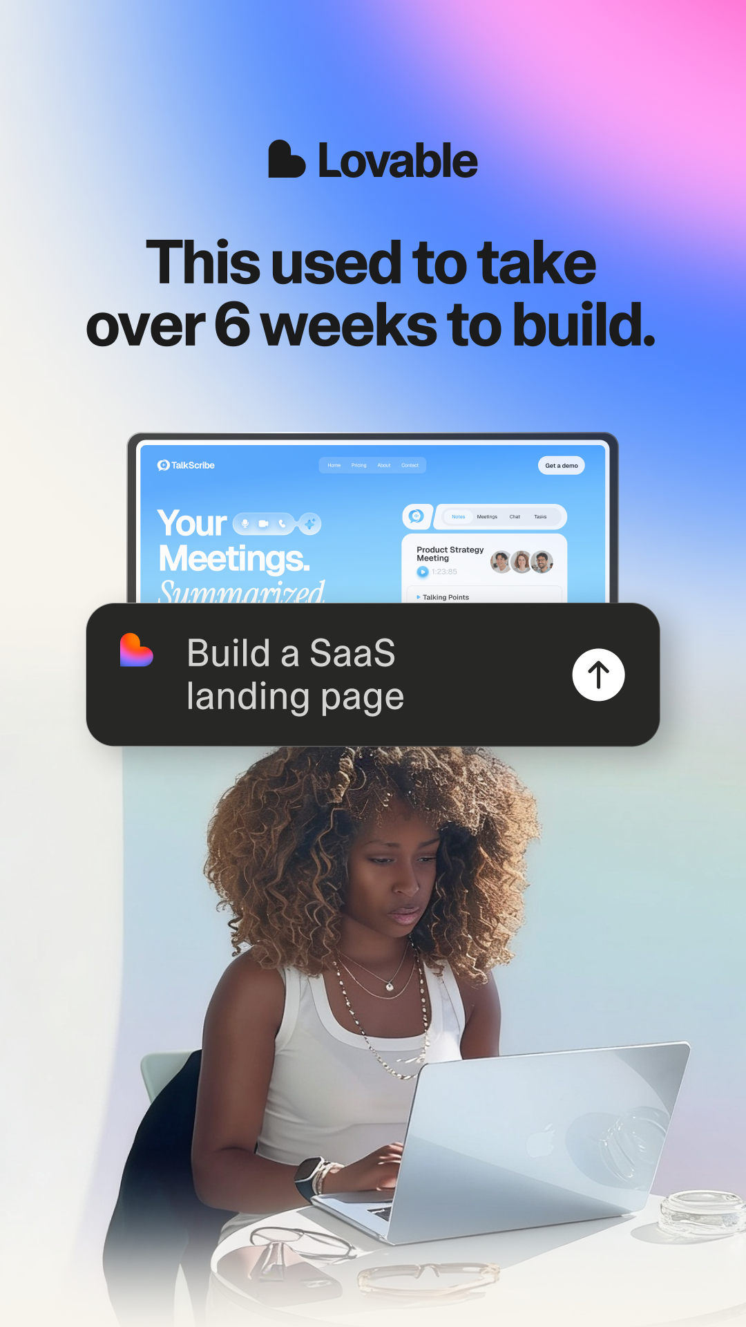 Lovable.dev Facebook ad