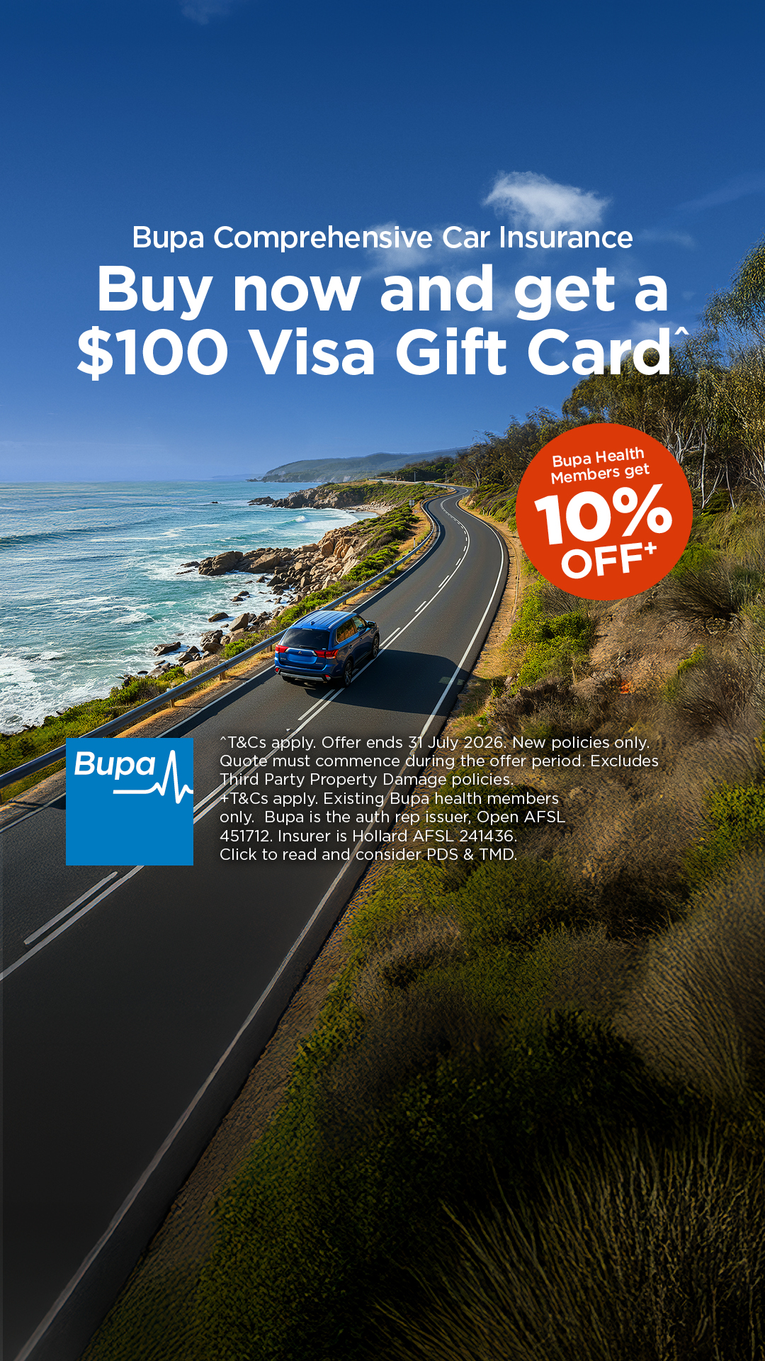 Bupa Australia Facebook ad