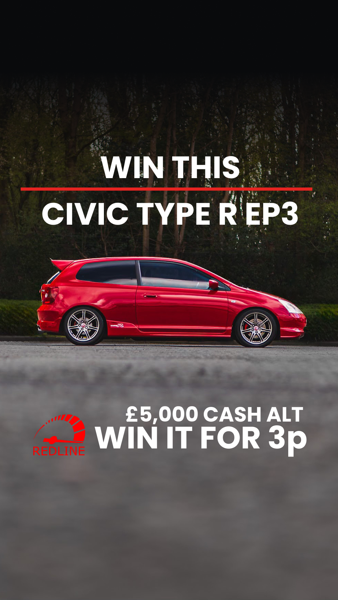 Redline Competitions Facebook ad