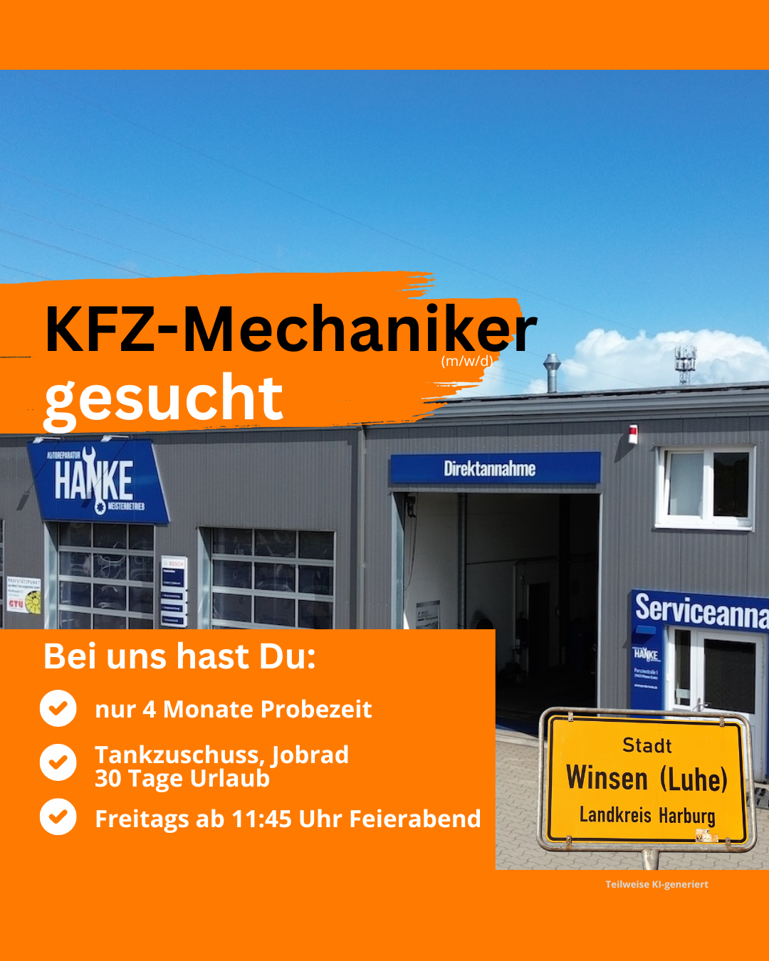KMU Rekrutierung Facebook ad from Aug 16, 2026