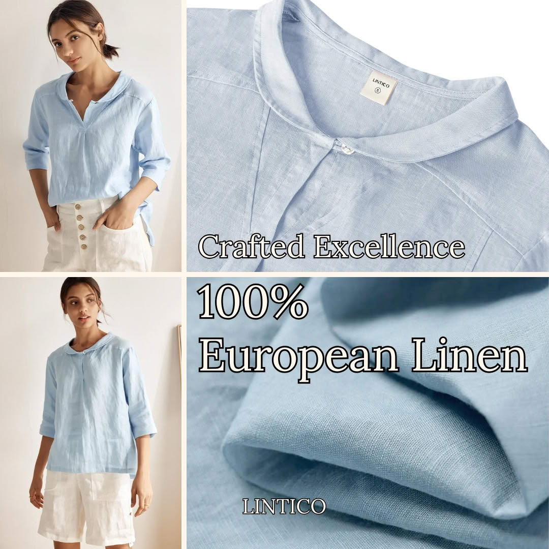 Lintico Facebook ad: Pure Linen Pure Life