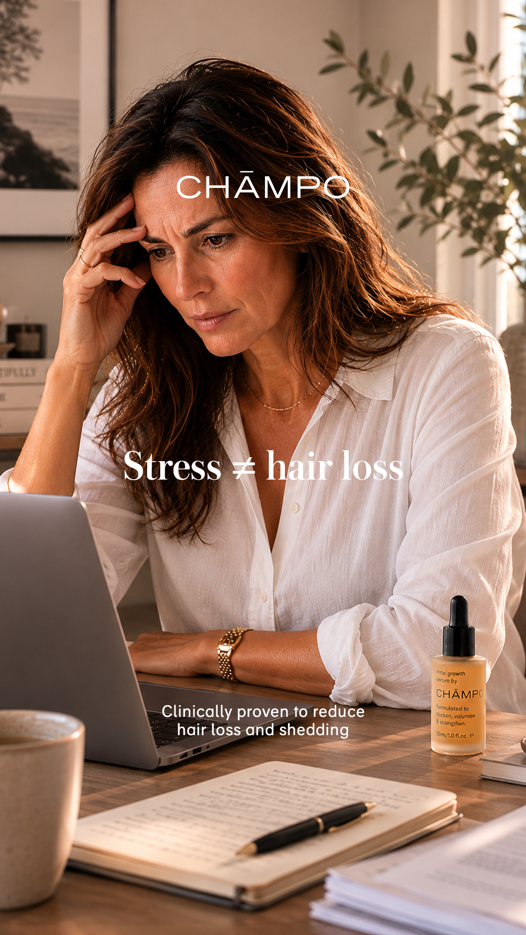 Chāmpo Haircare Facebook ad