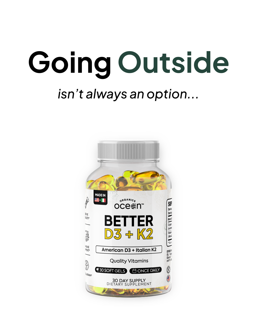 Organics Ocean Facebook ad