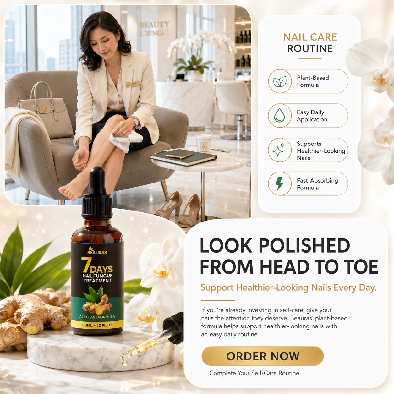 7 days Nail Fungus Treatment Oil Facebook ad