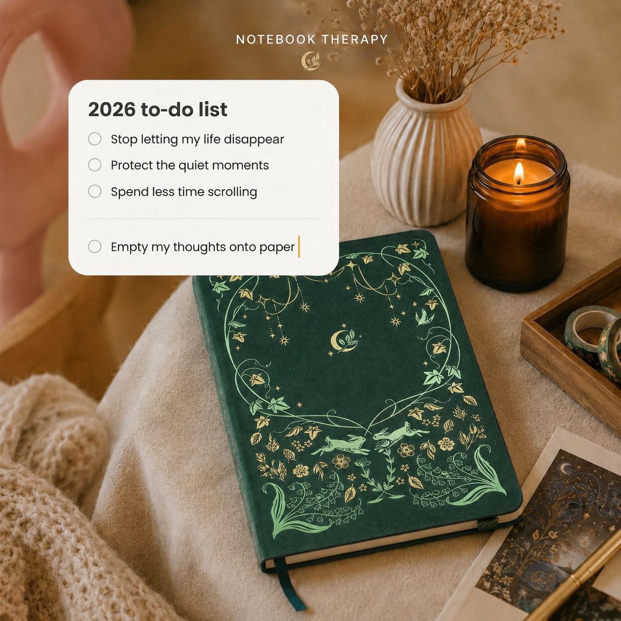 Notebook Therapy Facebook ad
