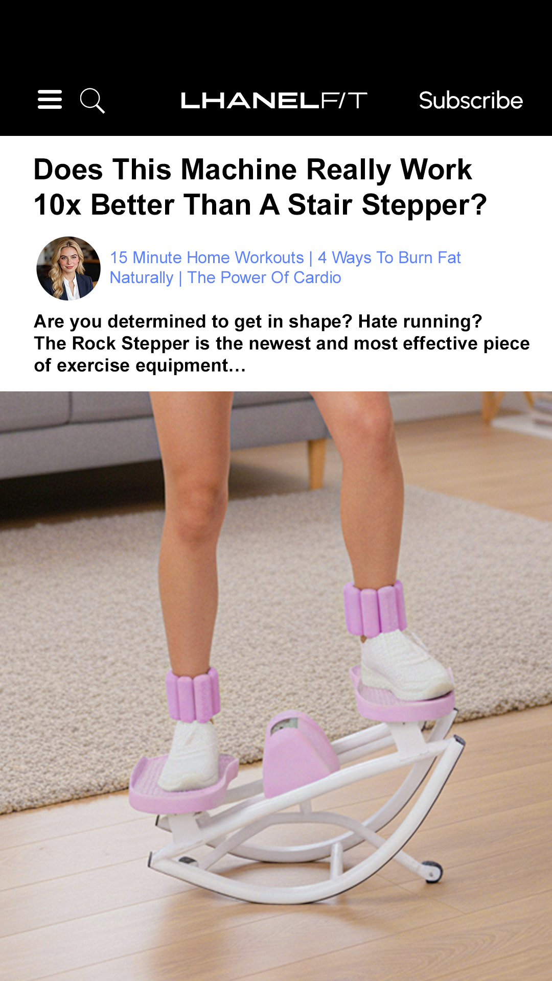 Lhanel Facebook ad