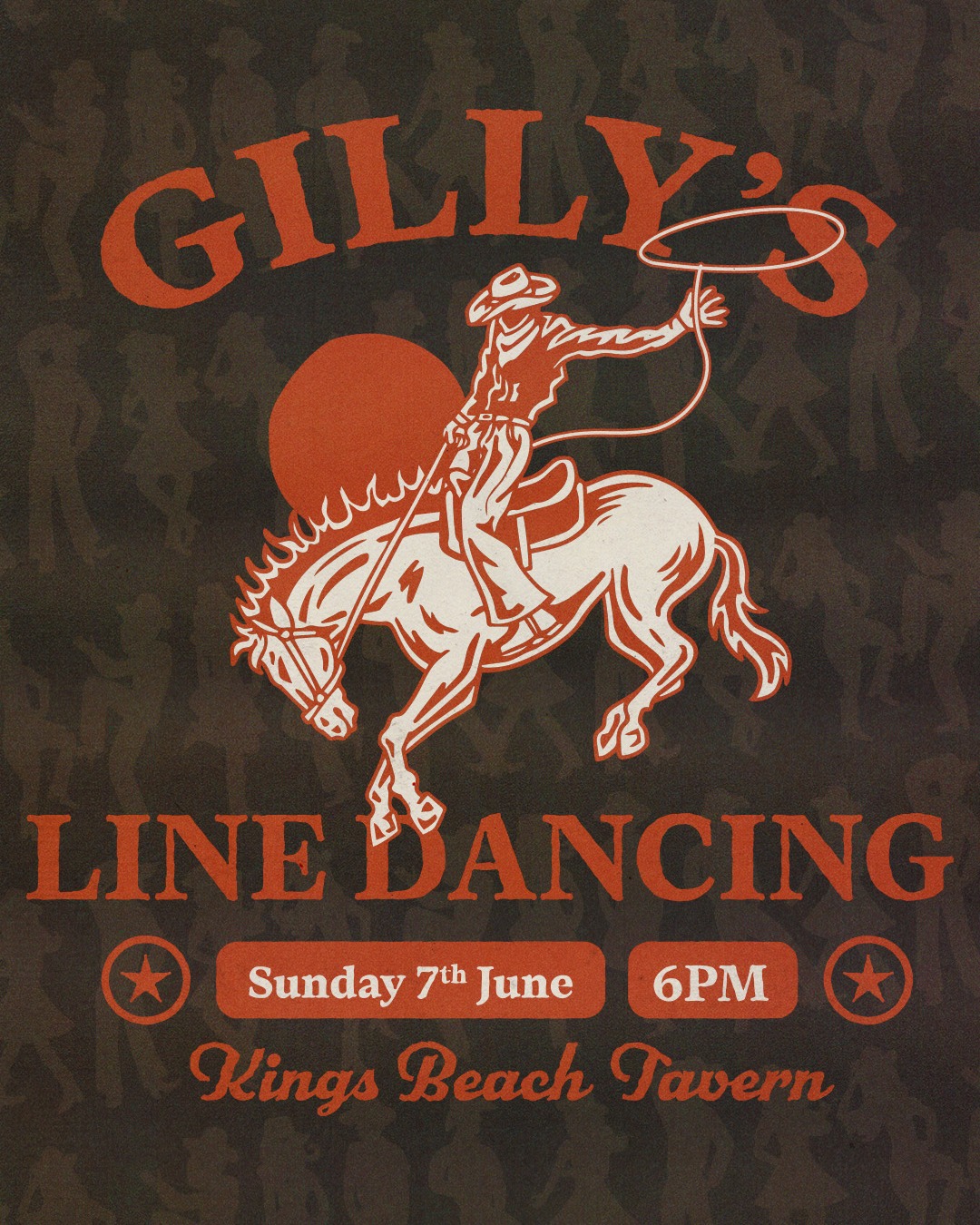 Kings Beach Tavern Facebook ad: Gilly's Line Dancing