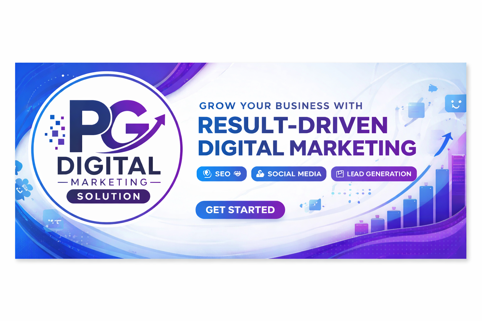 PG Digital Marketing Solution Facebook ad: We Help Businesses Generate High-Quality Leads