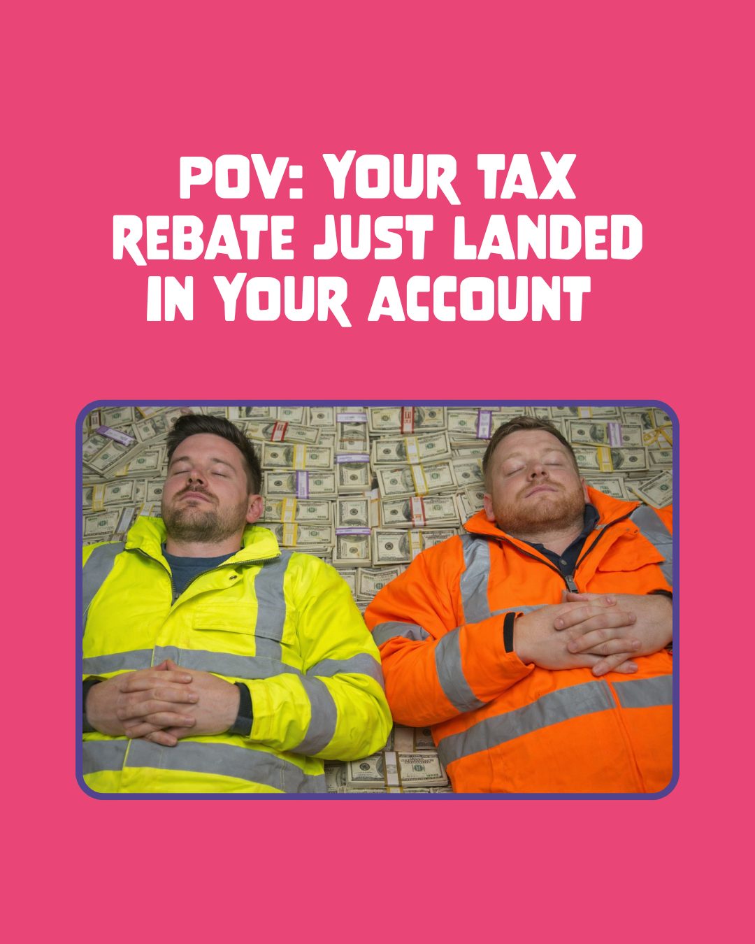 Tik-Tax Facebook ad: Claim your CIS tax rebate today