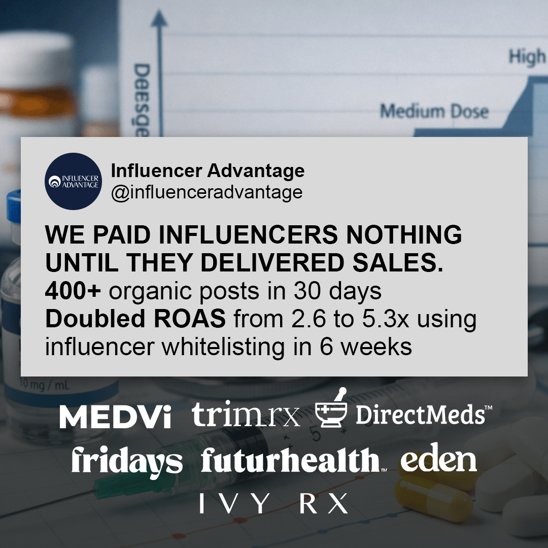 Influencer Advantage Facebook ad