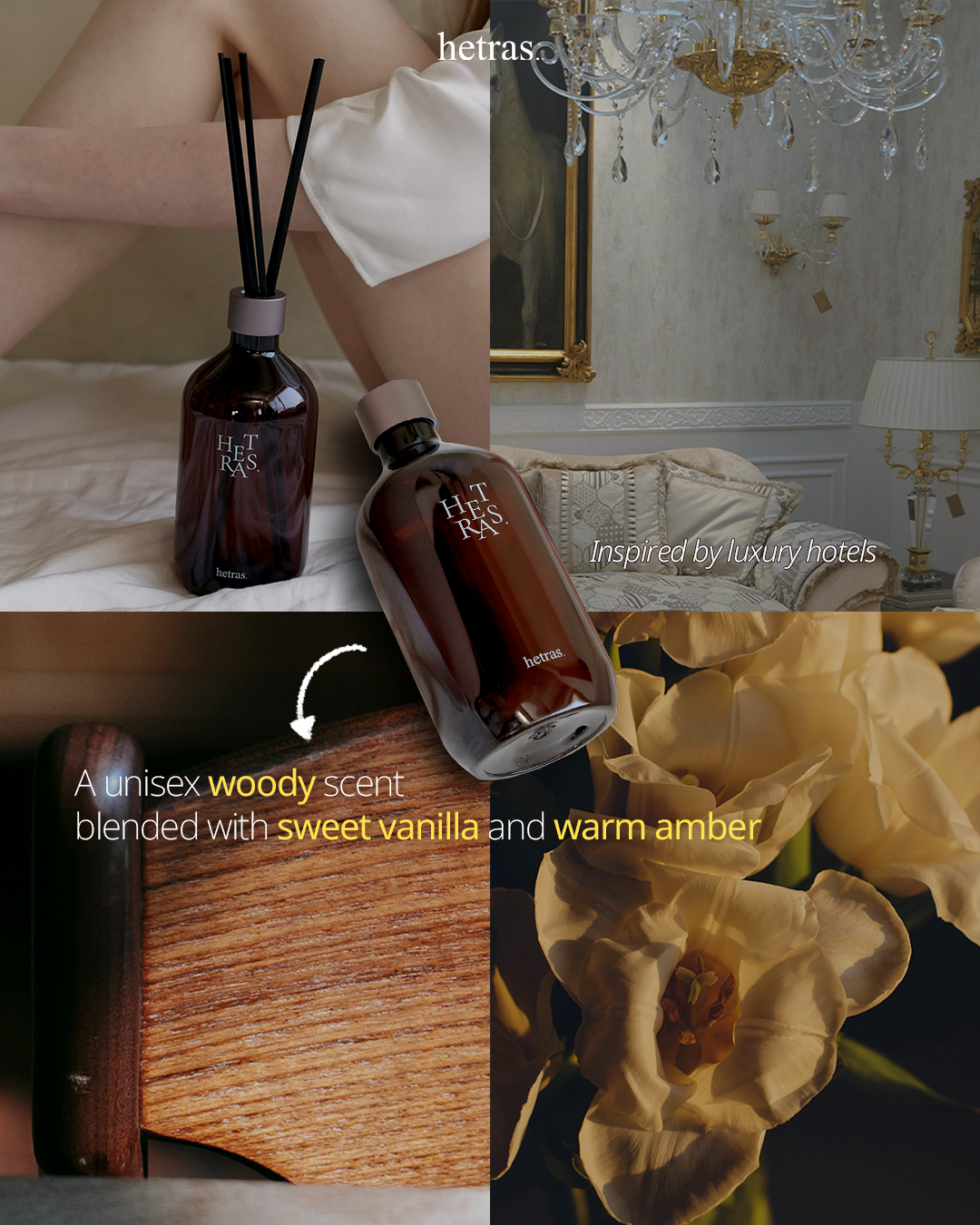 Hetras.official.US Facebook ad: Korean Hotel Scent Now on Amazon