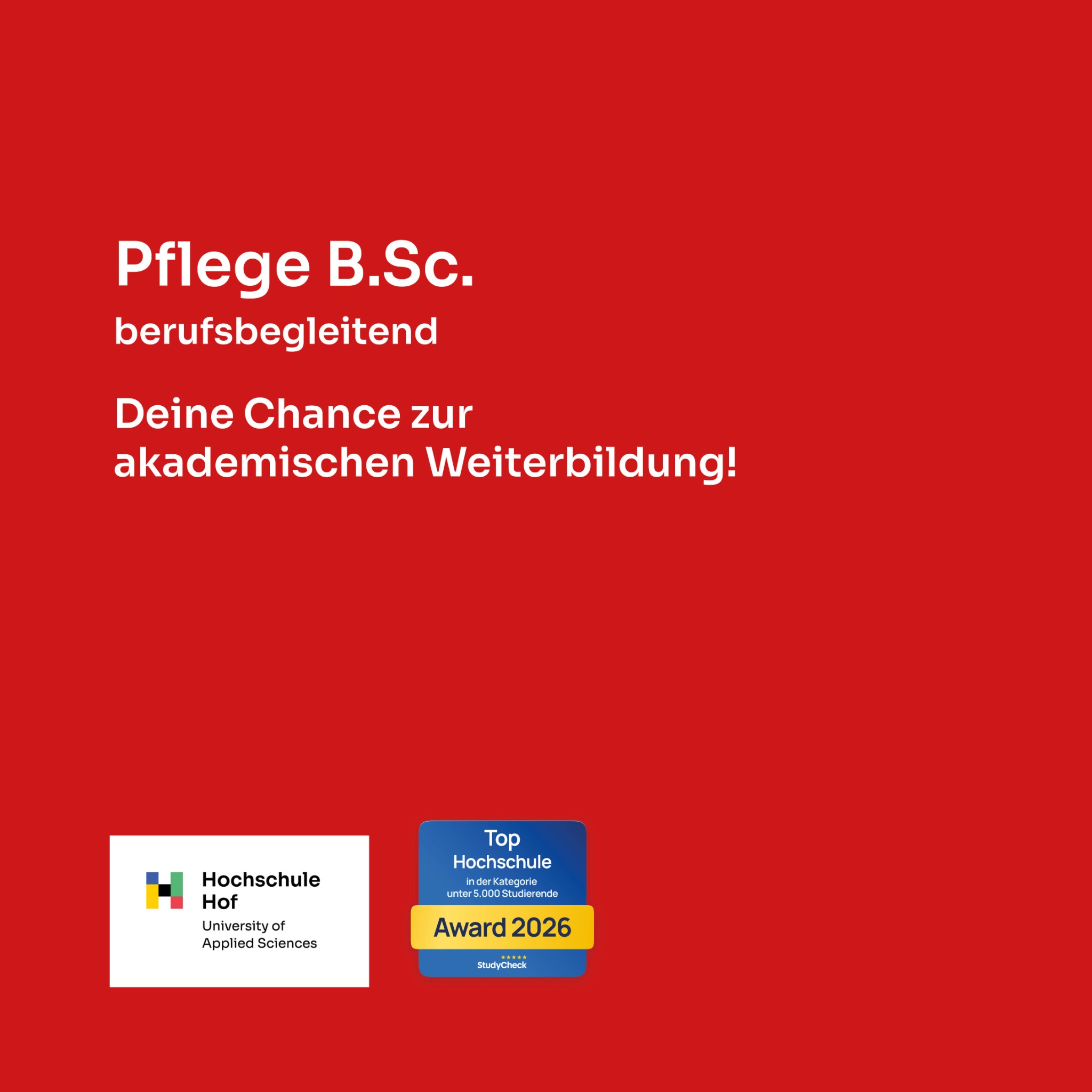 Hochschule Hof Facebook ad from Apr 30, 2026