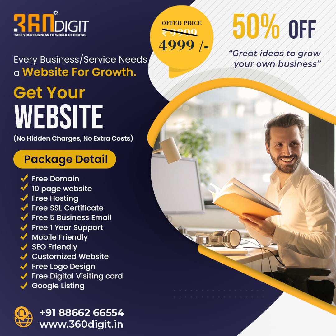 360 DIGIT Facebook ad: Website-4999/-