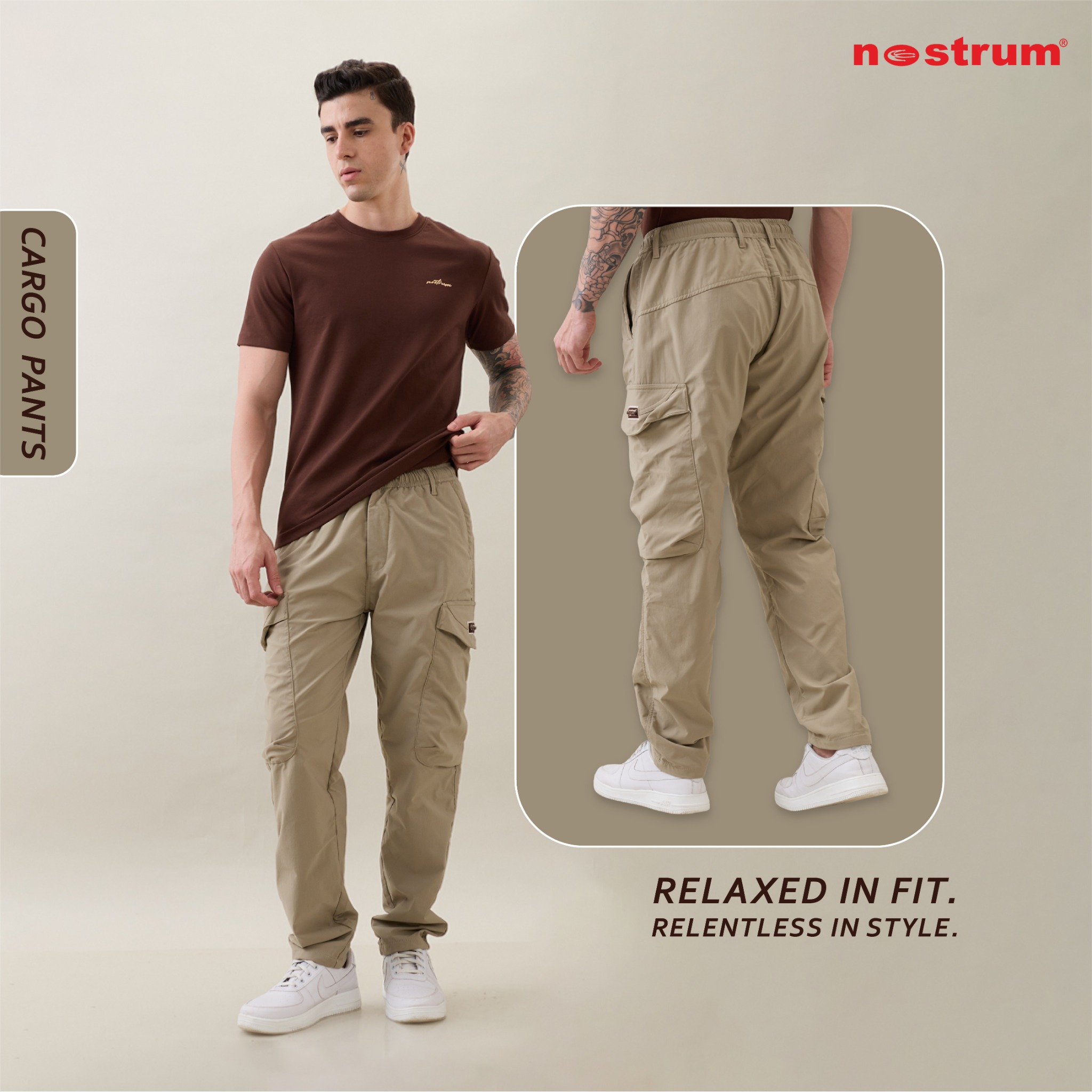 Nostrum Fashion Pvt. Ltd. Facebook ad: Upgrade To Better Cargos