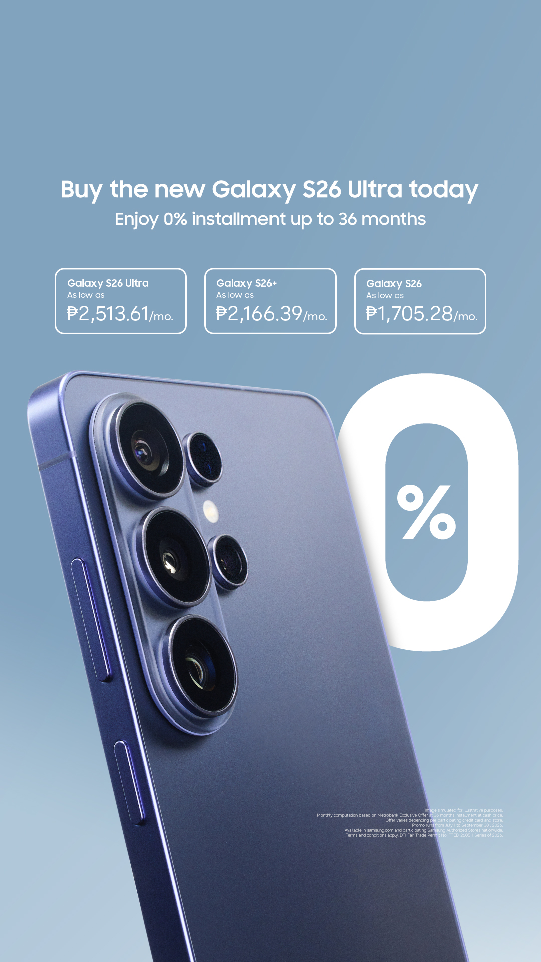 Samsung Facebook ad