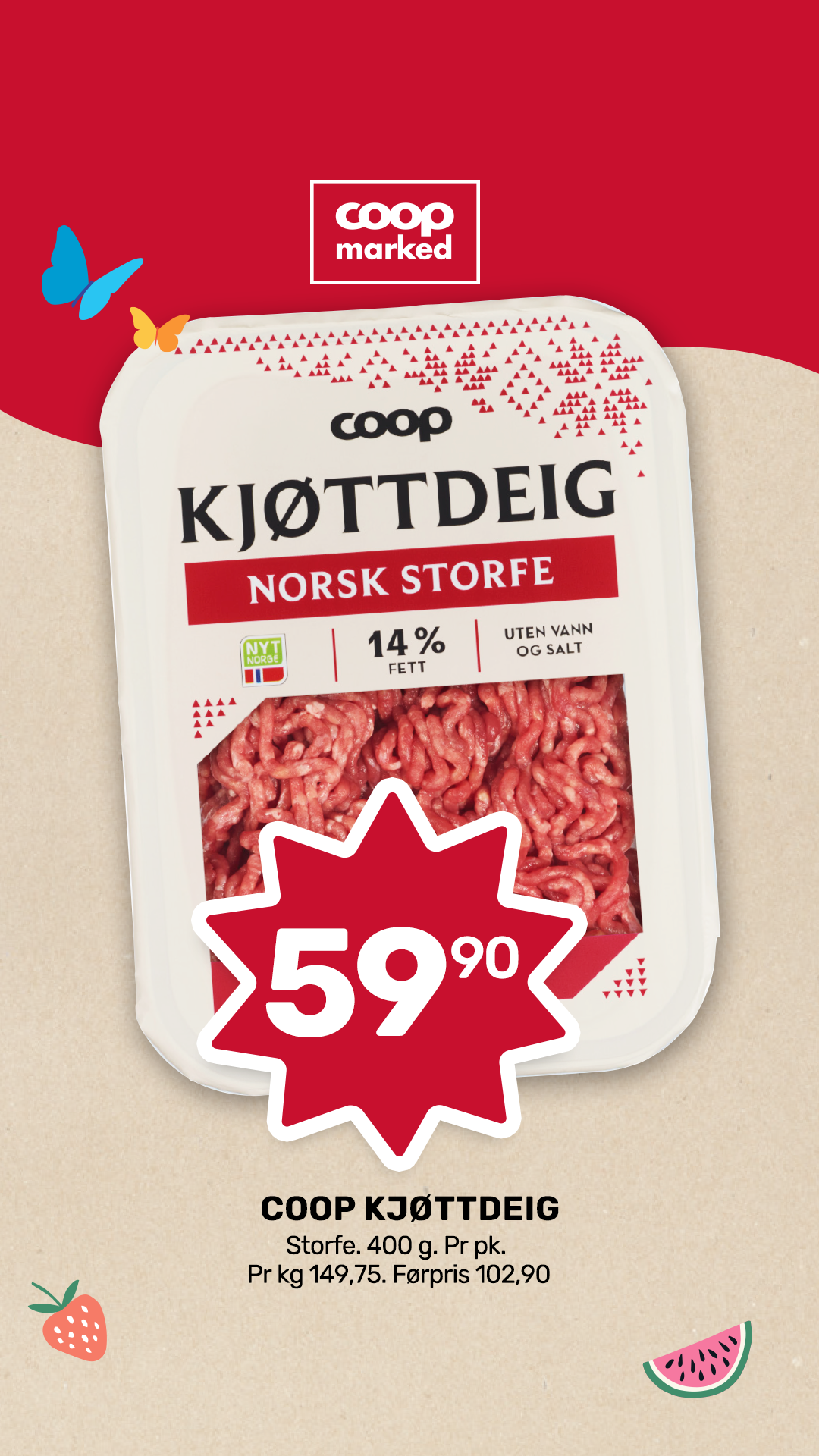 Coop Marked Facebook ad from Jul 7, 2026
