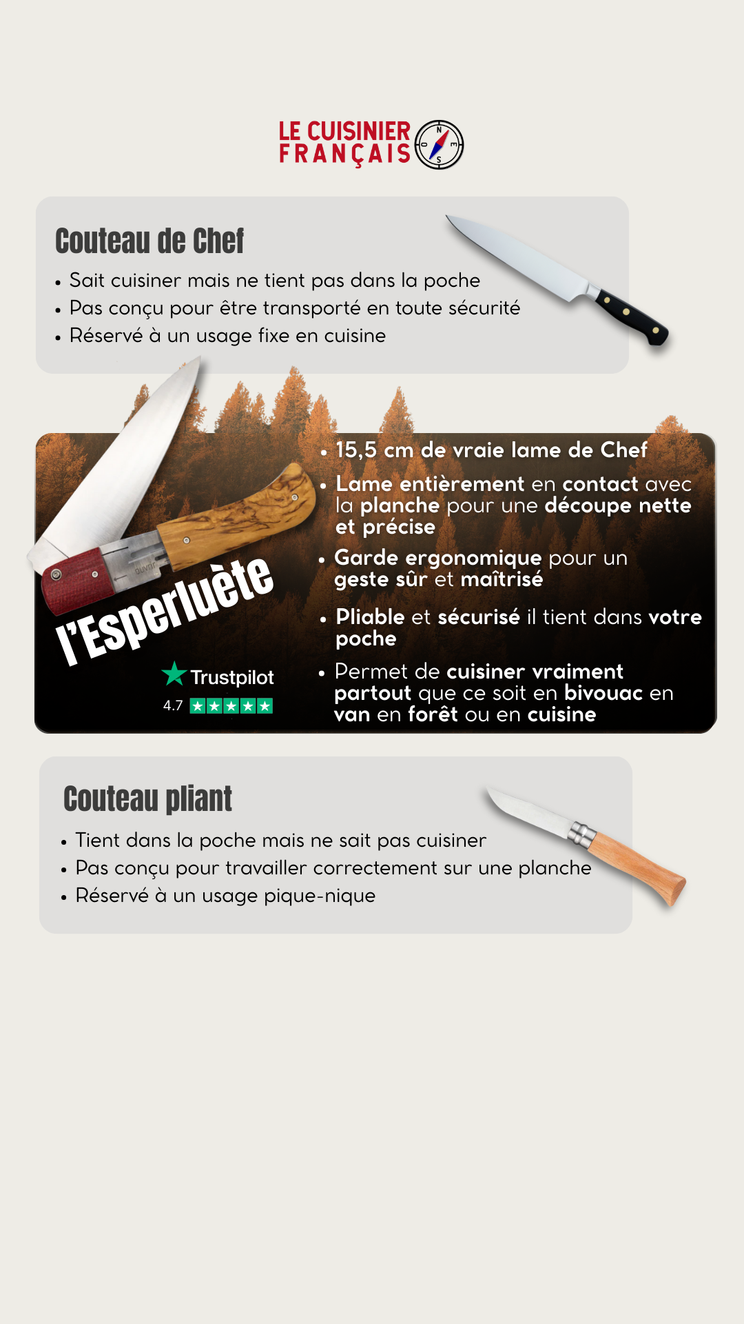 Le Cuisinier Français Facebook ad