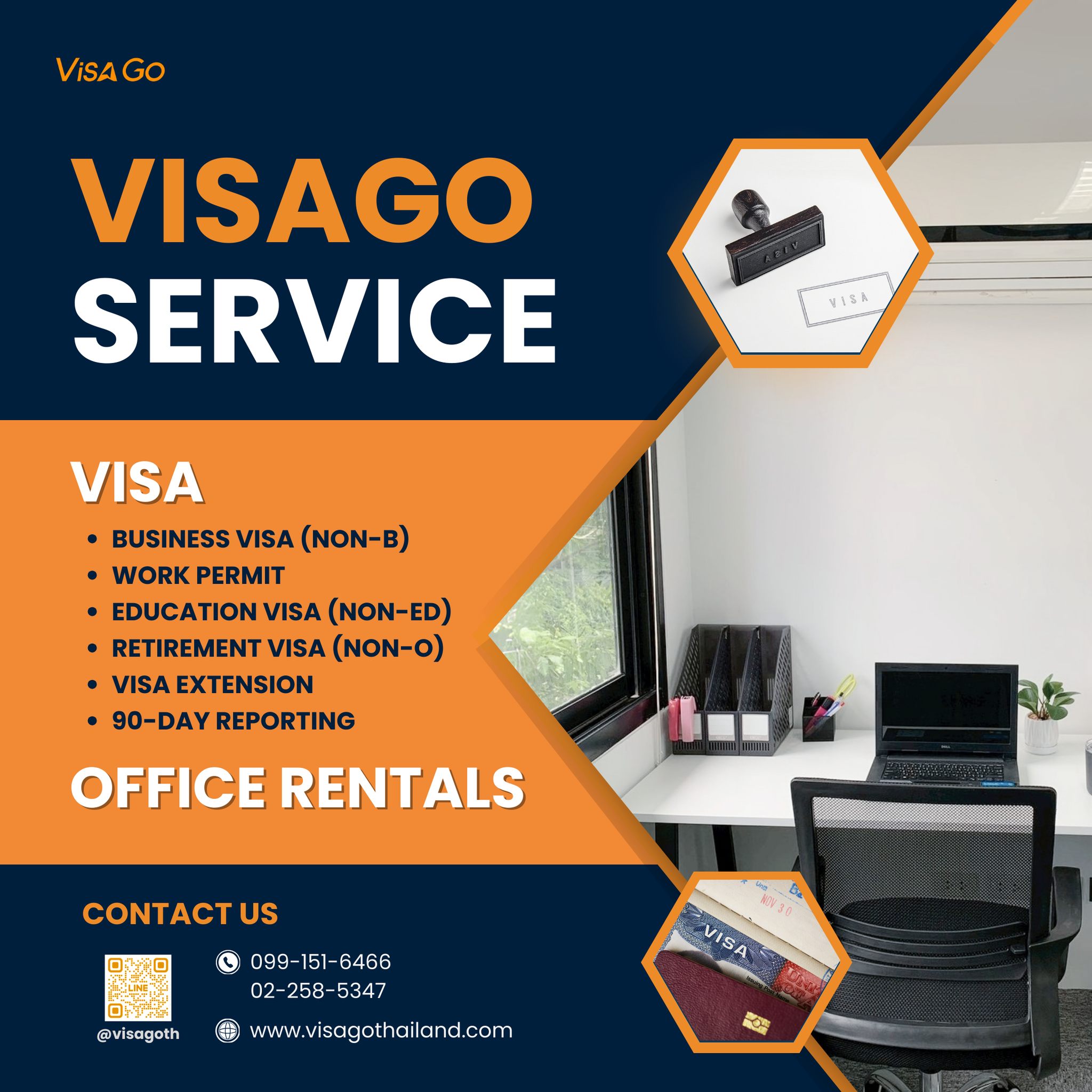 VisaGo Facebook ad: Whether it’s work, study, retirement, or just extending…