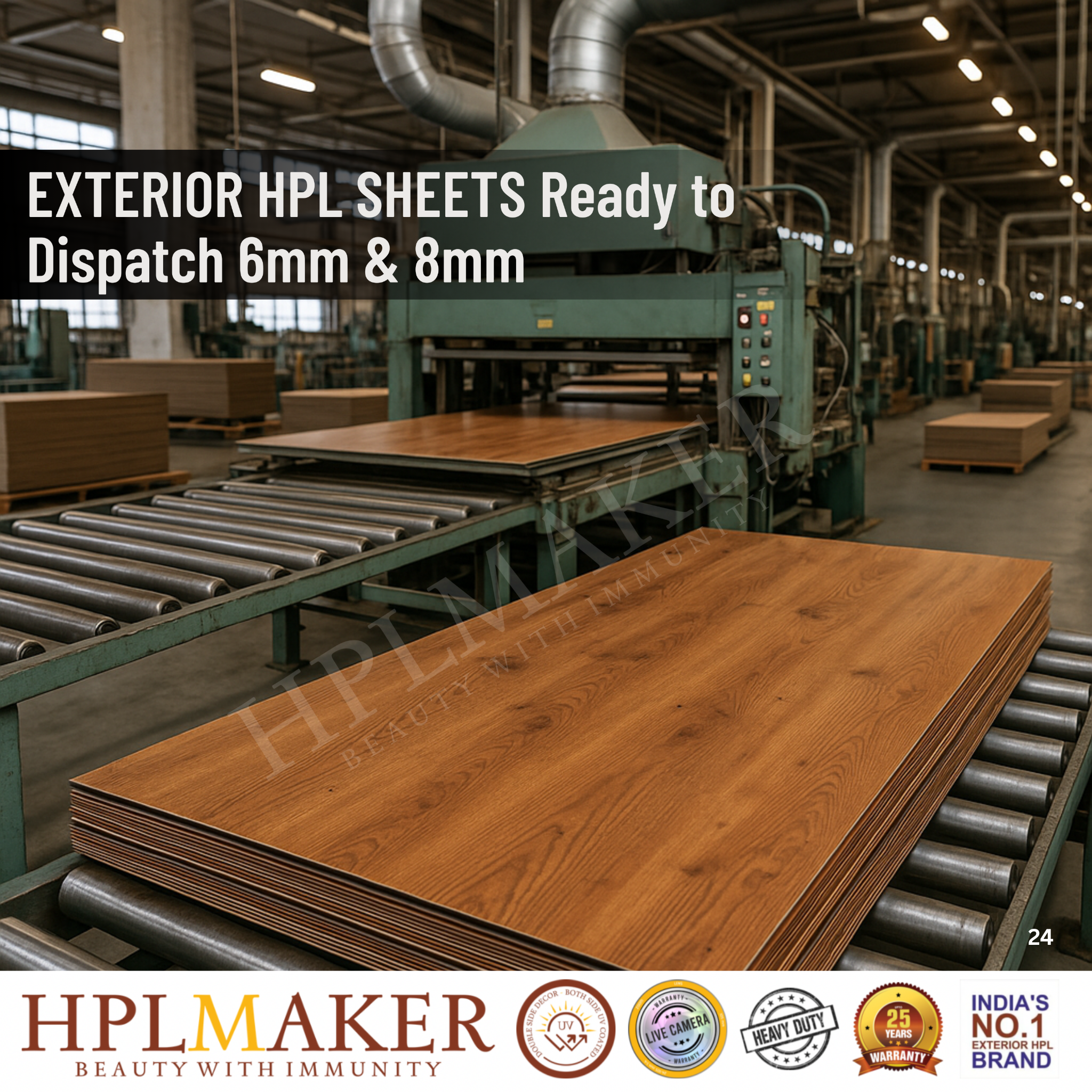 HPL Maker HPL Sheet Facebook ad: Exterior HPL Sheets ONLY (No Particle / WPC )
